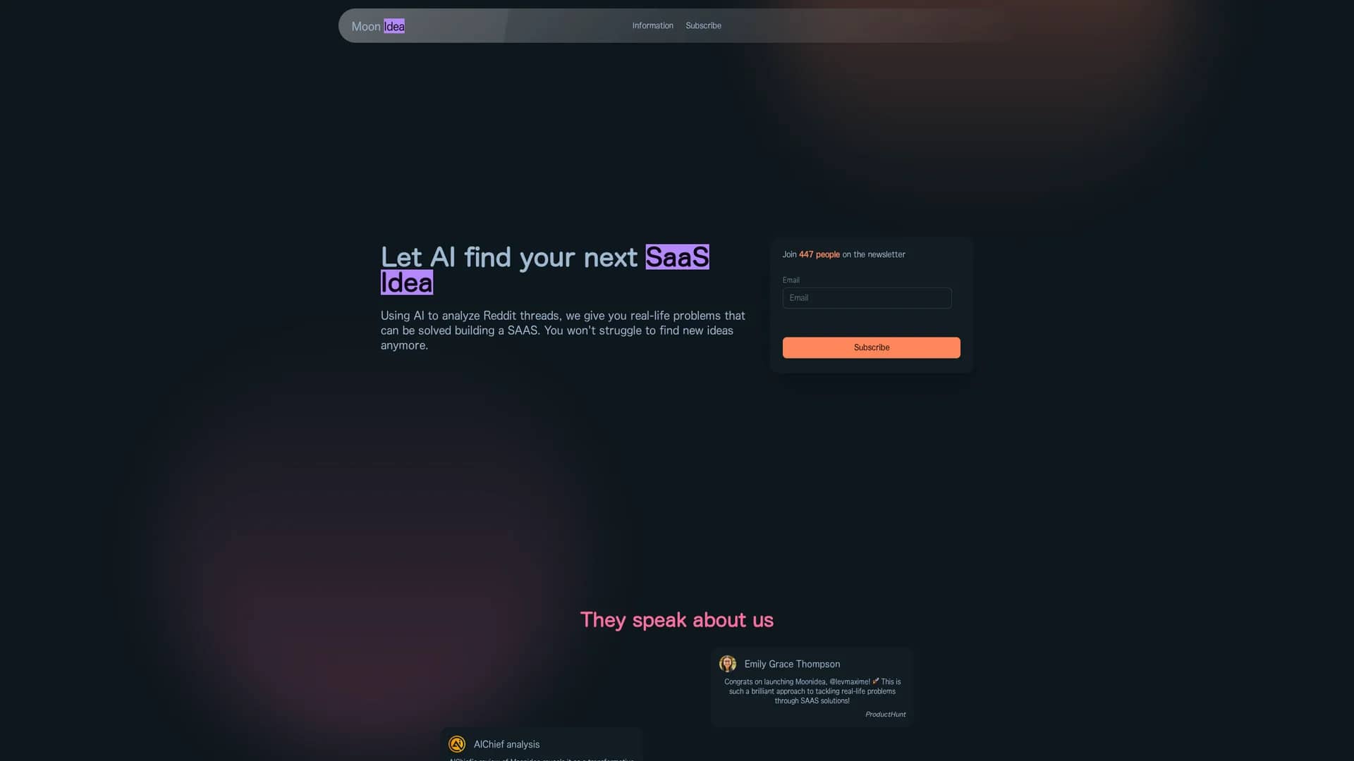 moonidea homepage