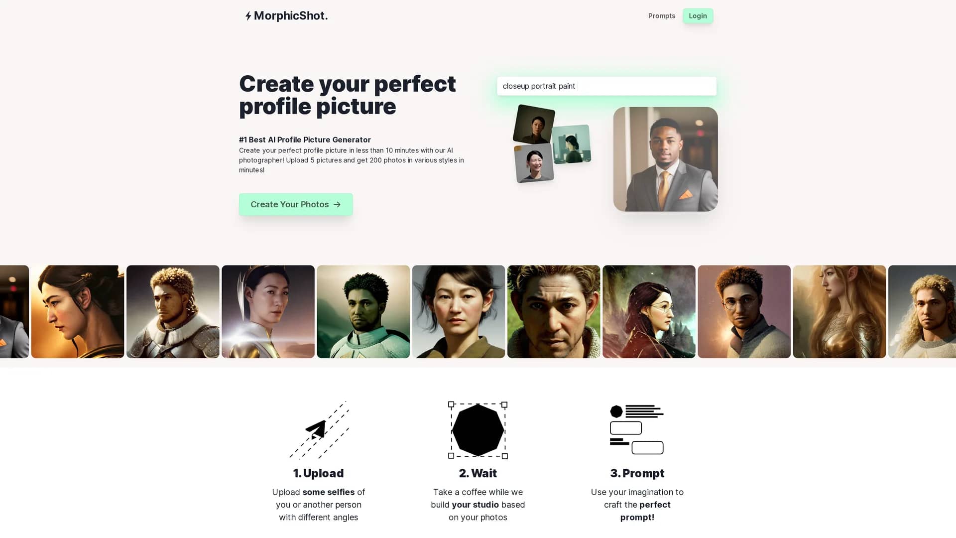 morphicshot homepage