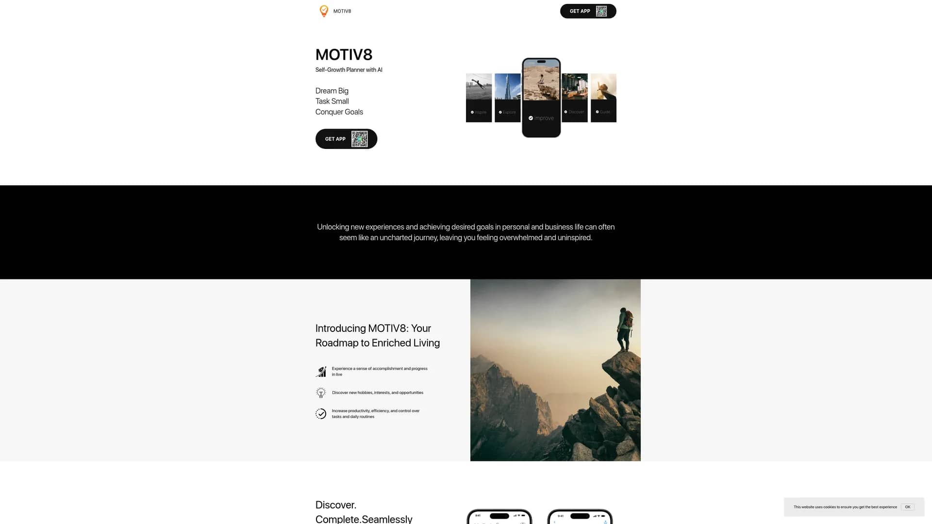 motiv8 homepage