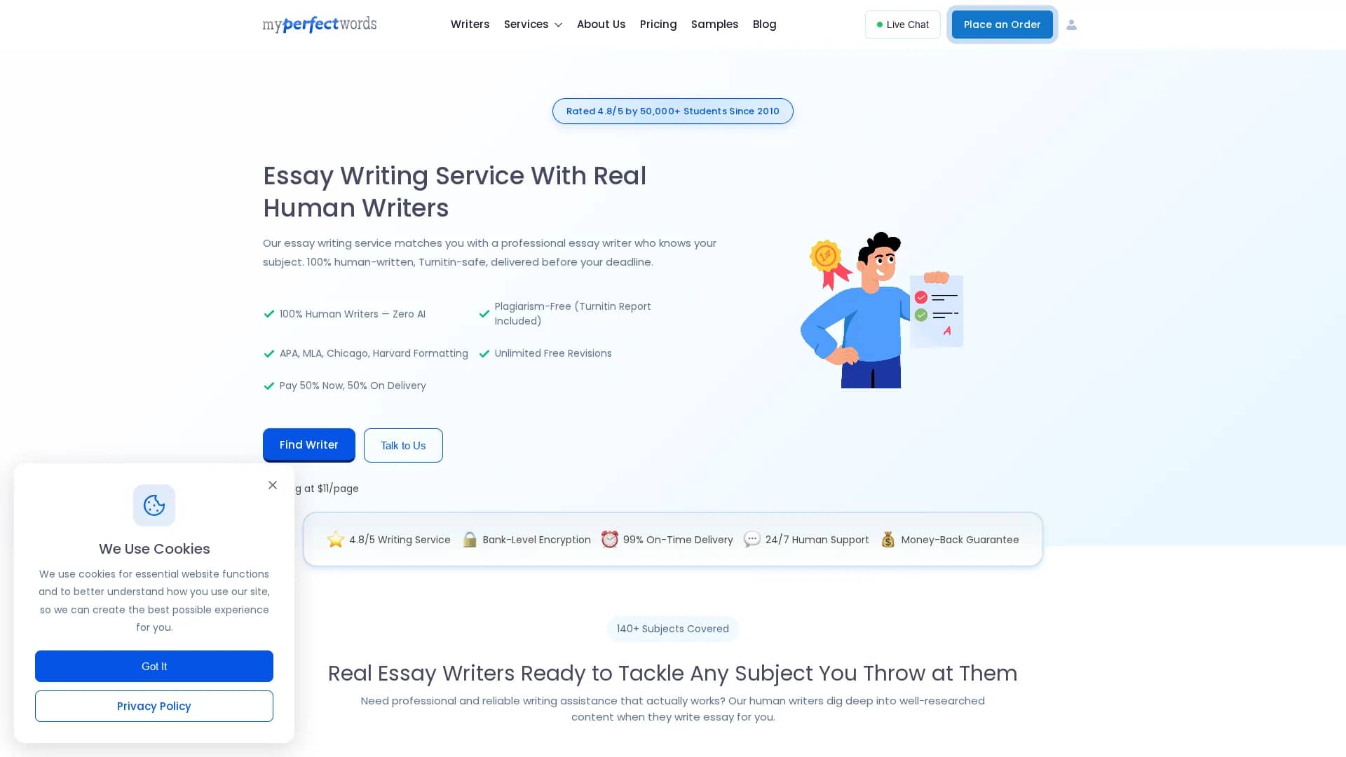 myperfectwords homepage