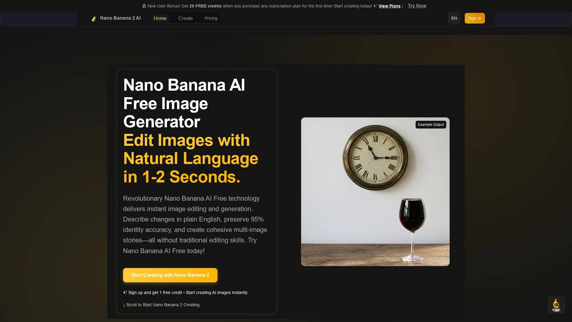 nano-banana-2-ai homepage