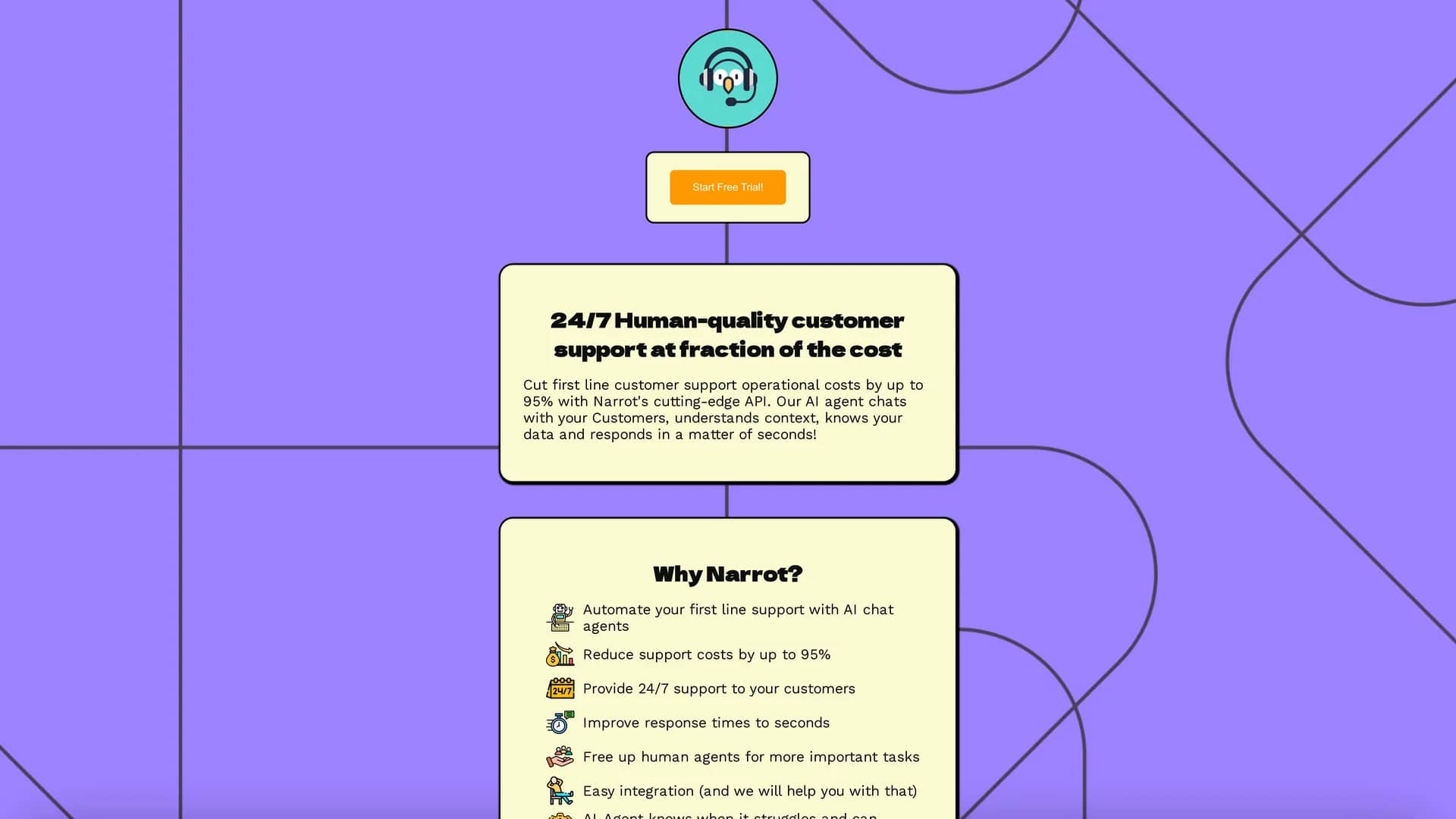 narrot homepage