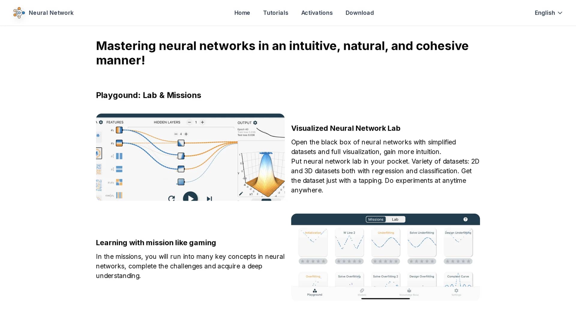 neural-network homepage