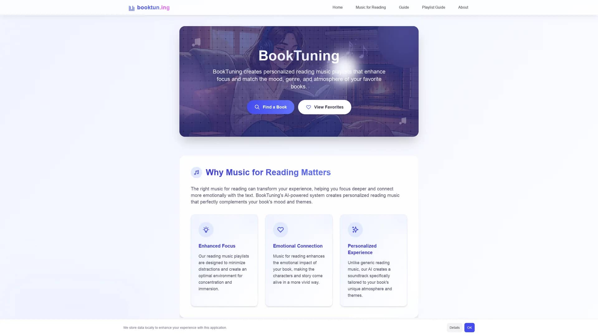 nextread-ai homepage