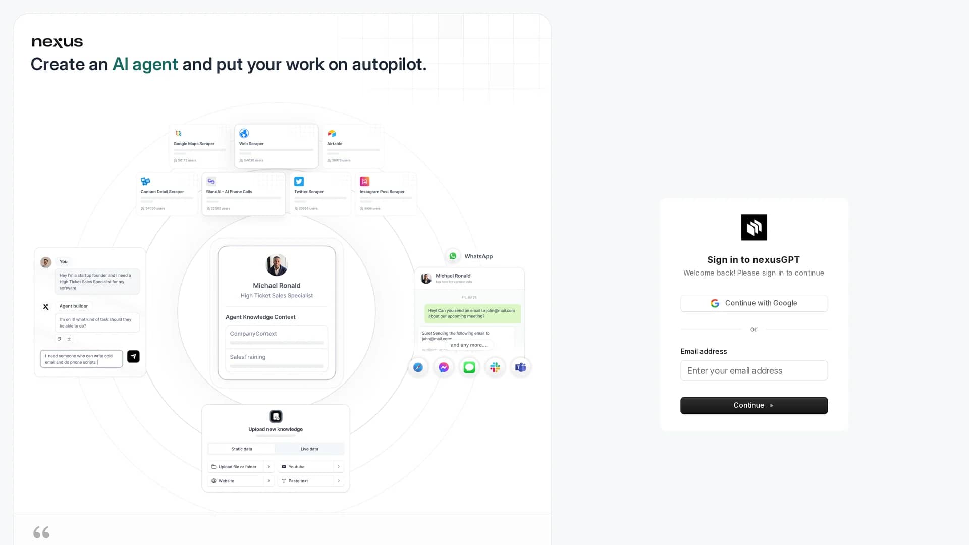 nexusgpt homepage