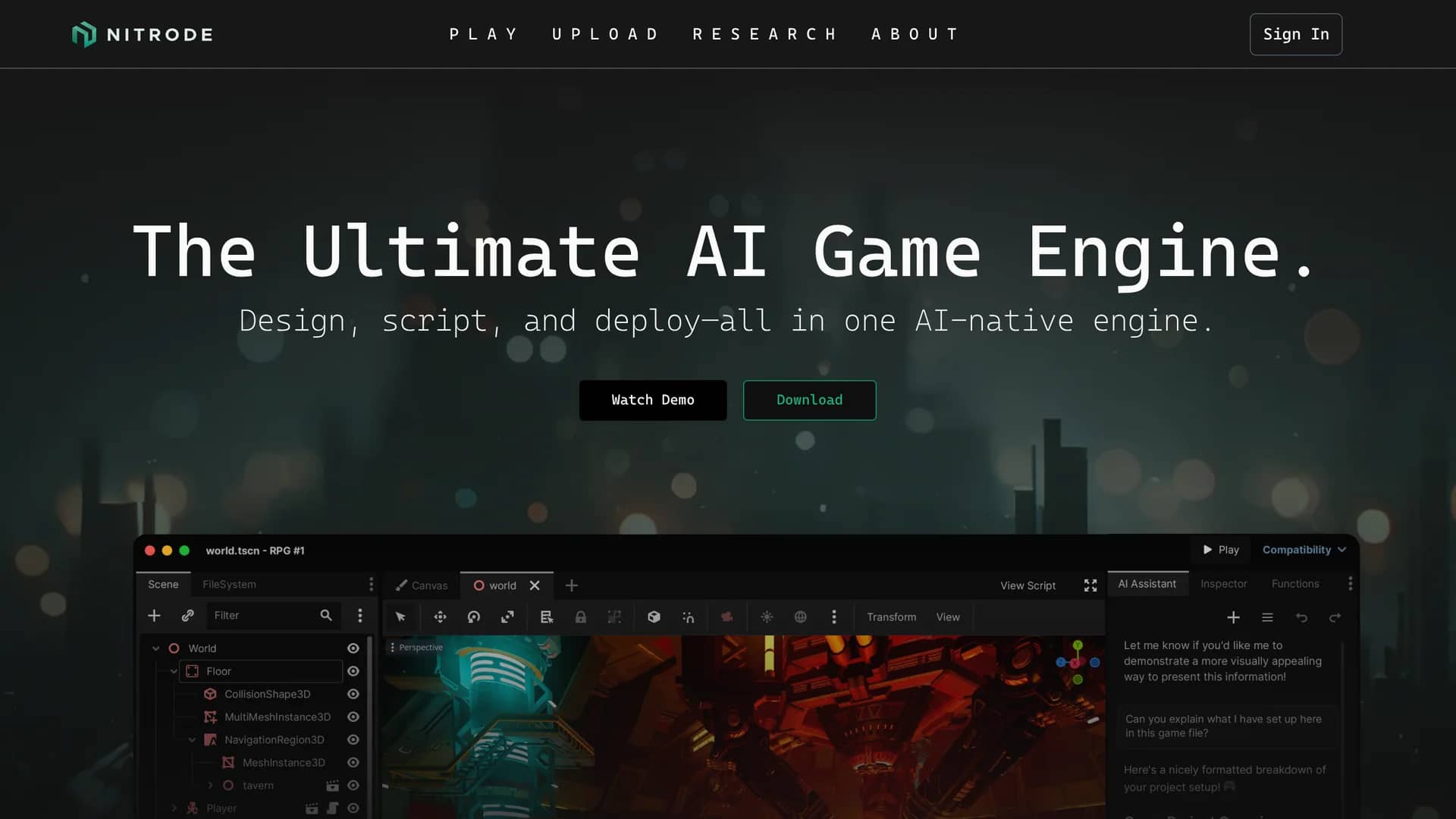 nitrode homepage