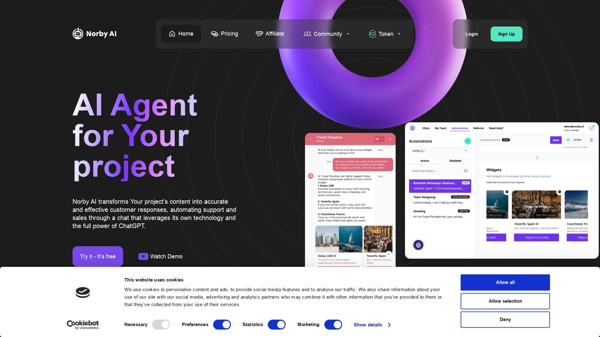 norby-ai homepage