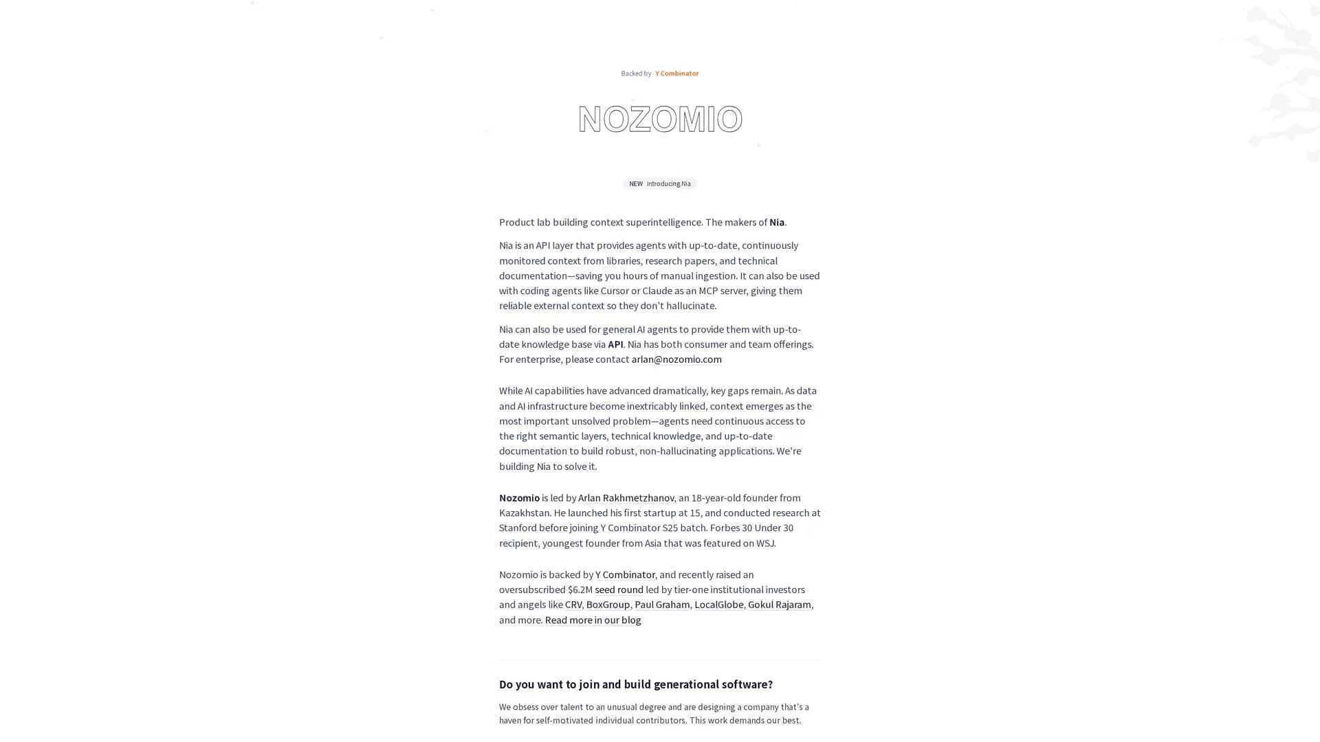 nozomio homepage