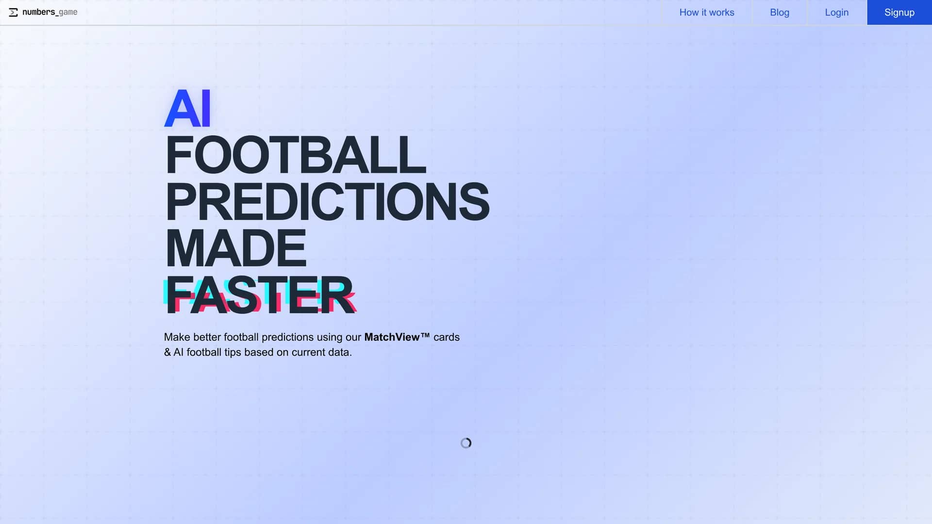 numbers-game homepage