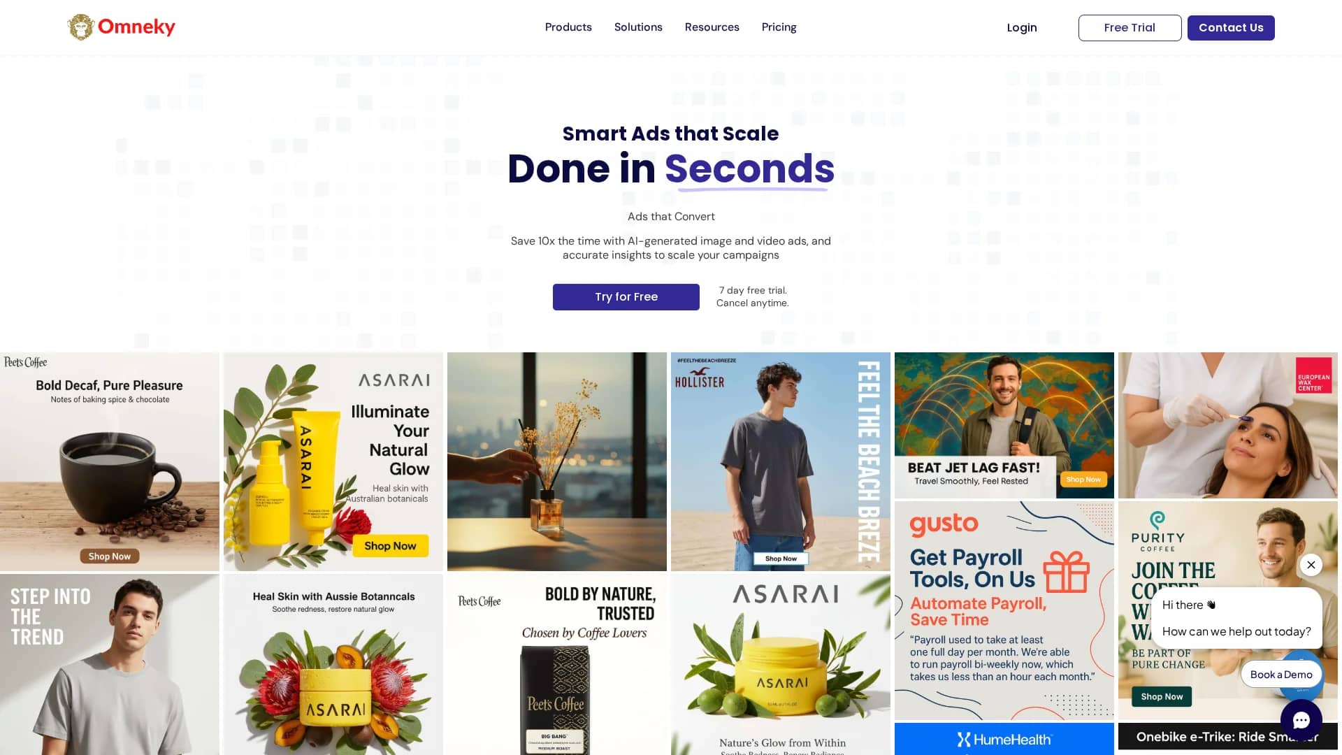 omneky homepage