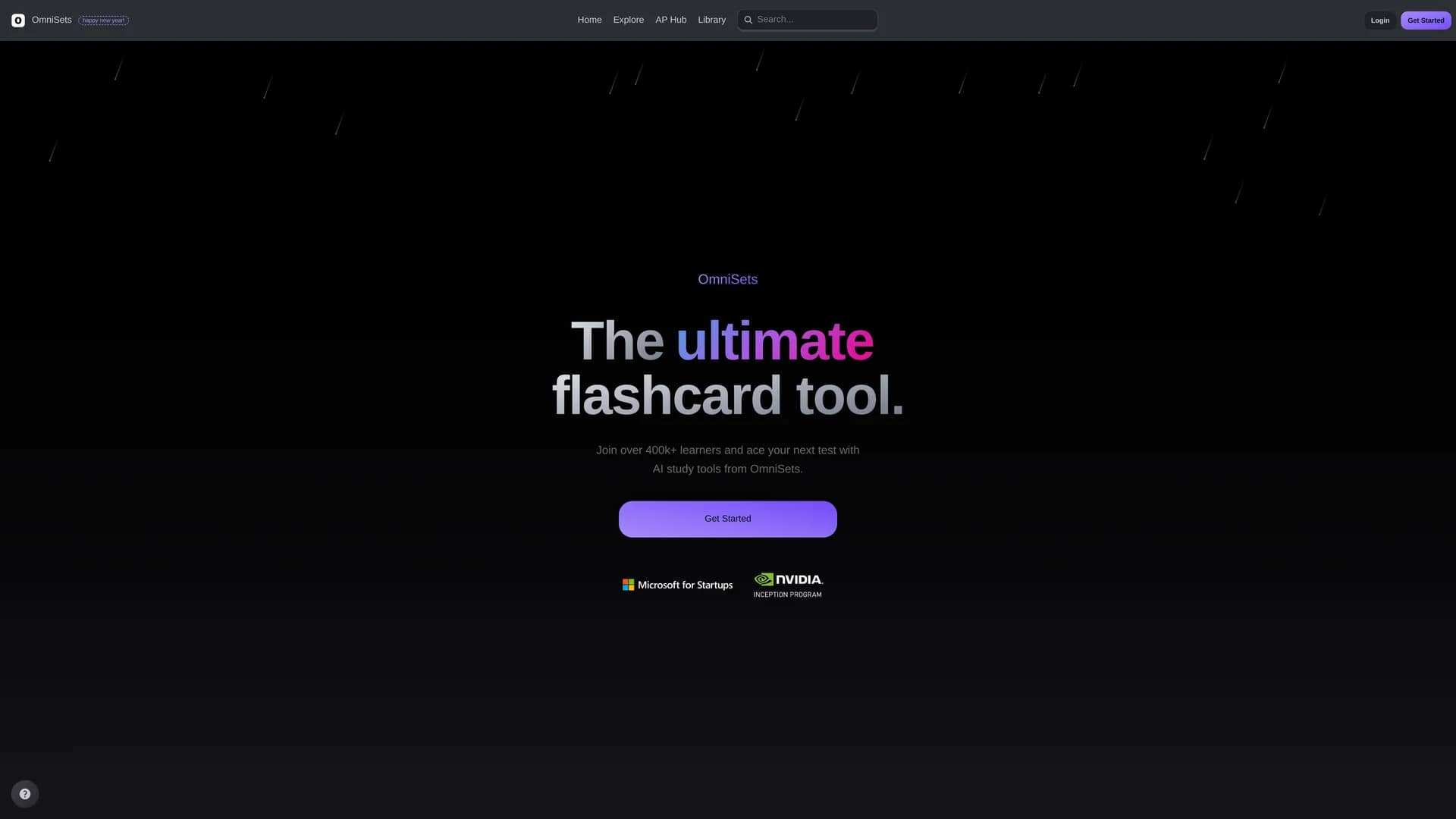 omnisets-ai homepage