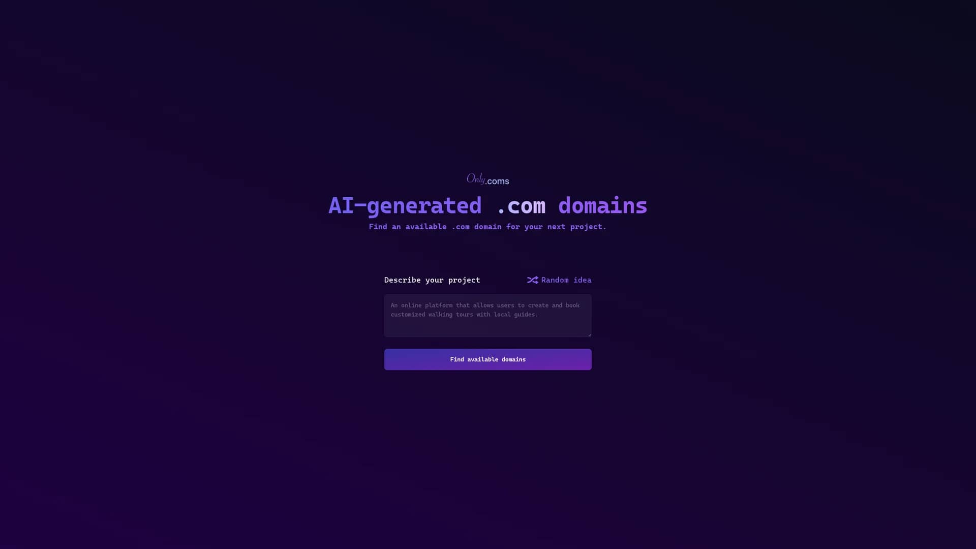 onlycoms-com homepage