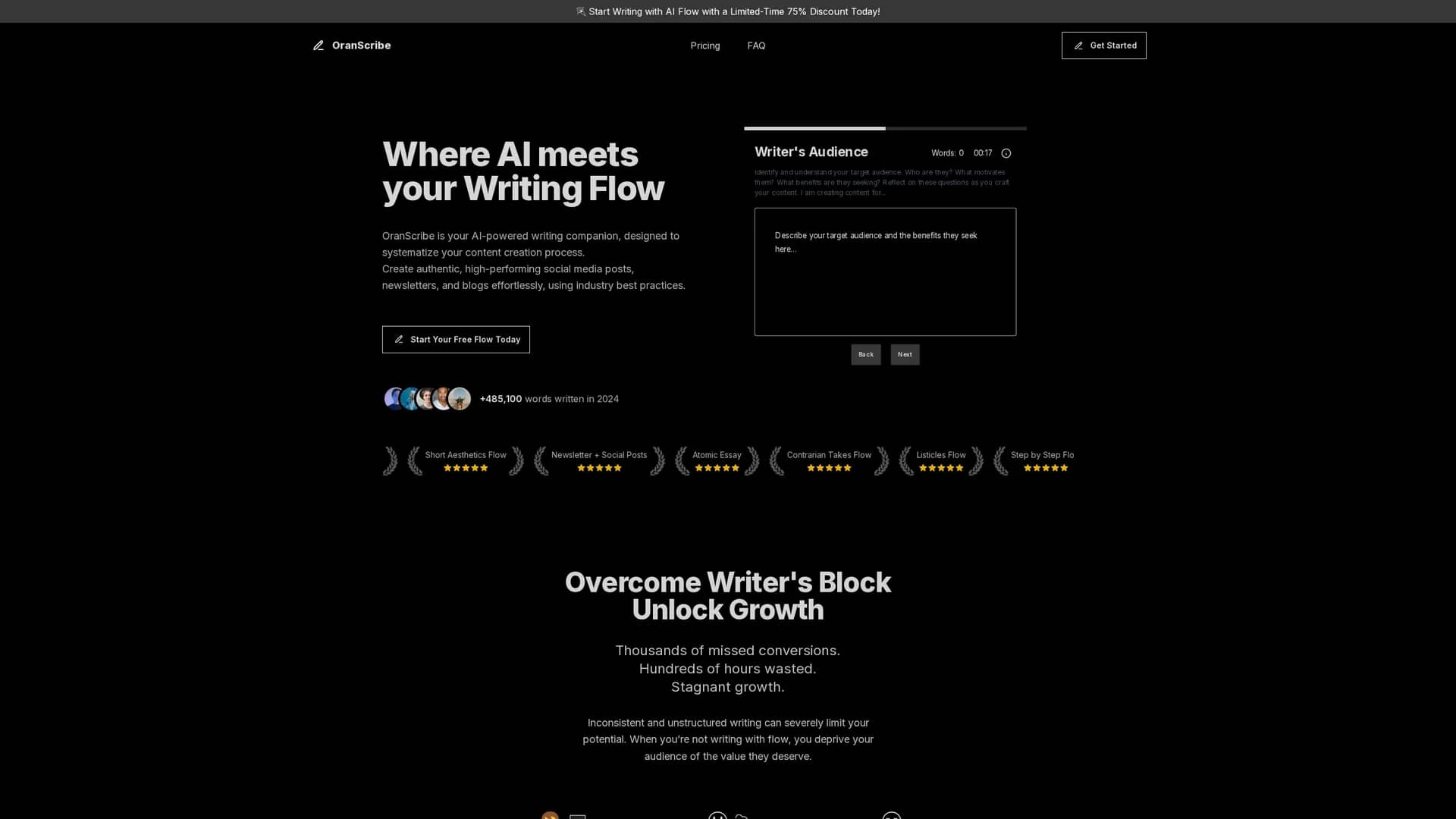 oranscribe homepage