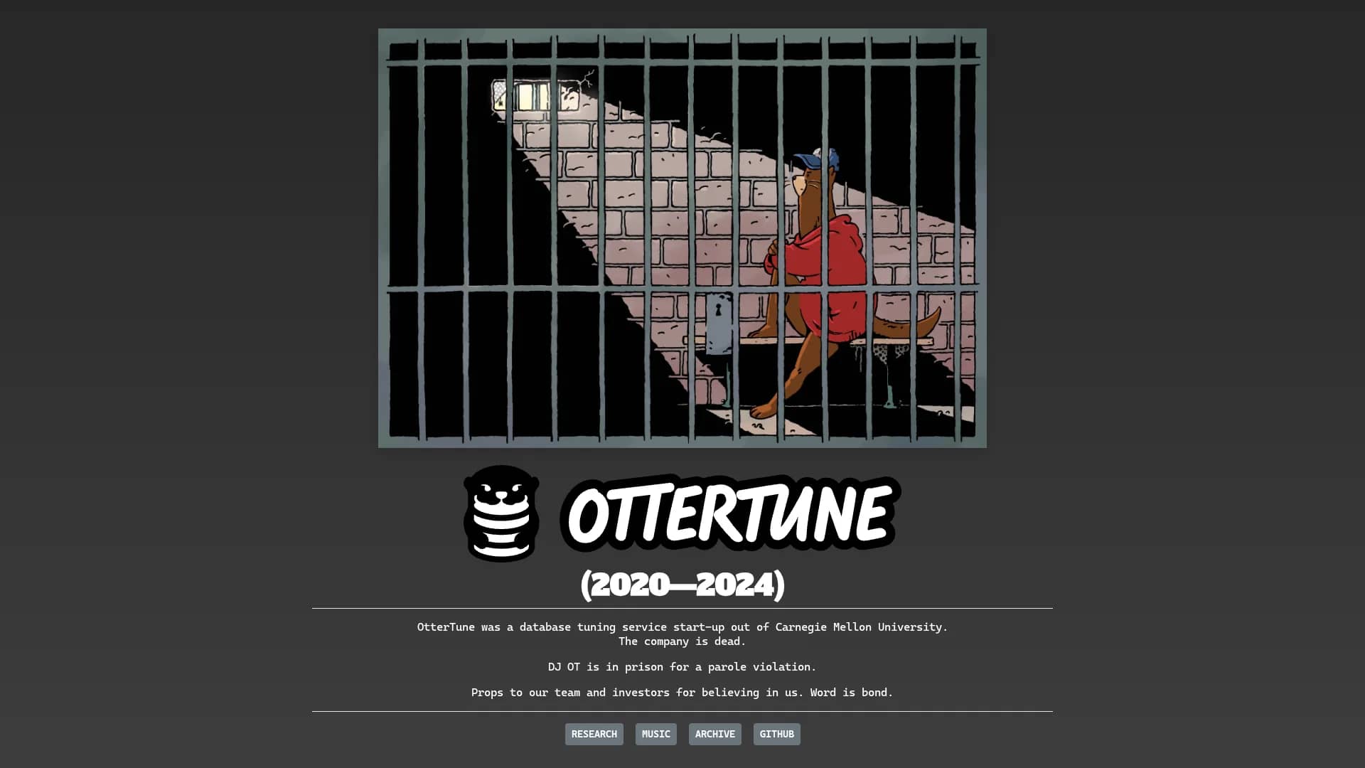 ottertune homepage