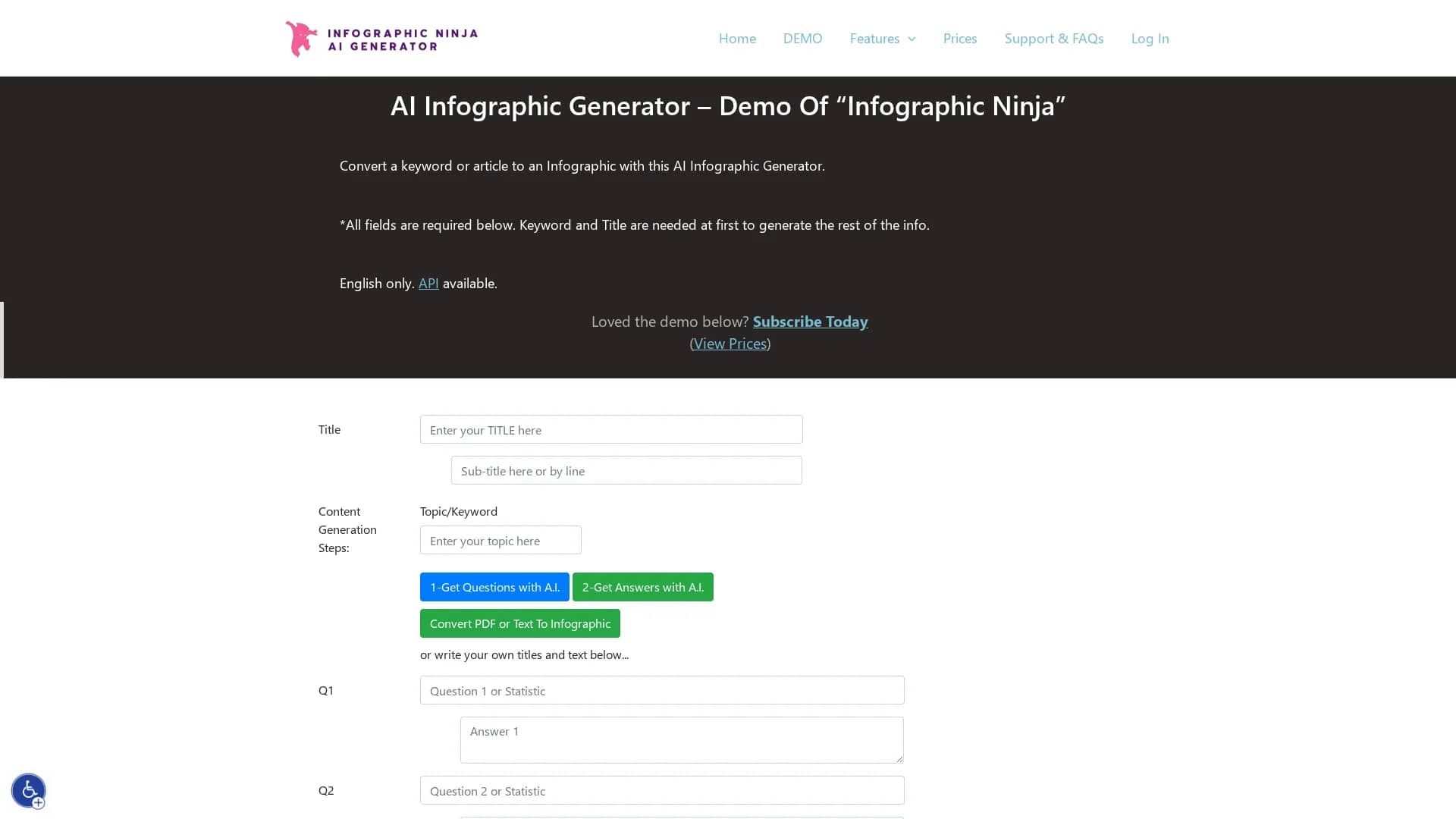 outline-ninja homepage