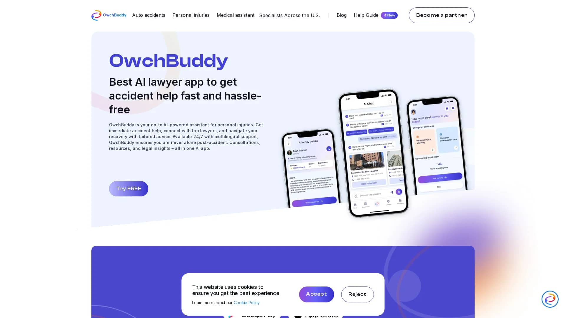 owchbuddy homepage