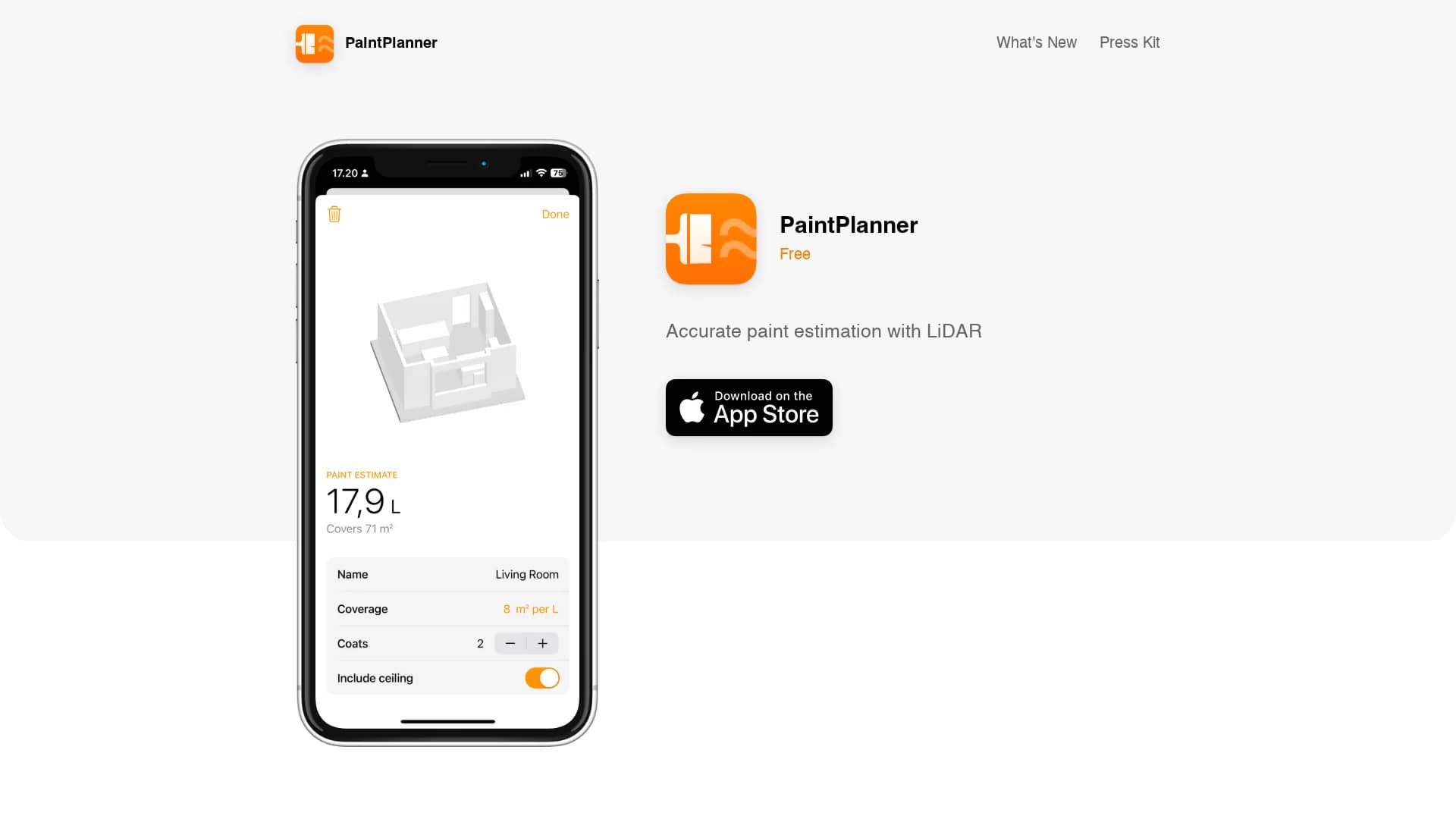 paintplanner homepage
