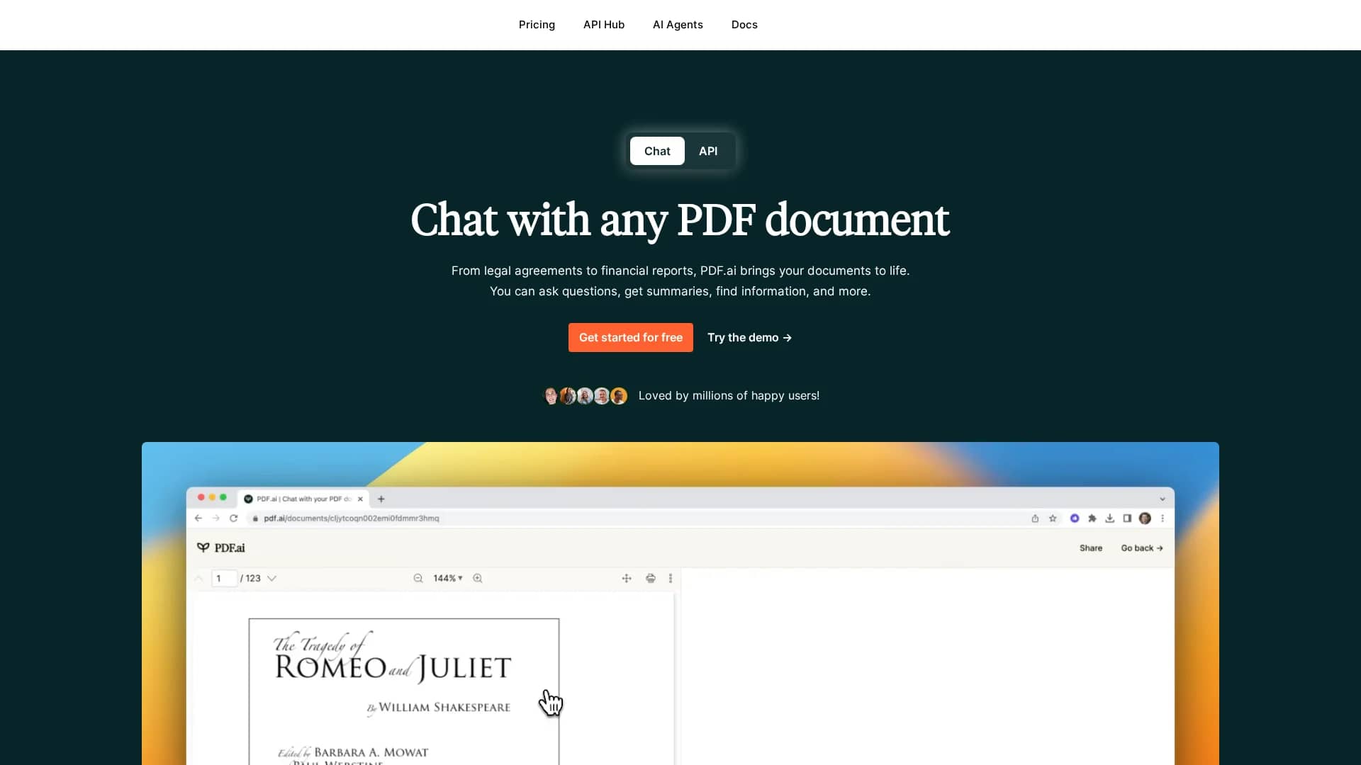 pdf-ai homepage