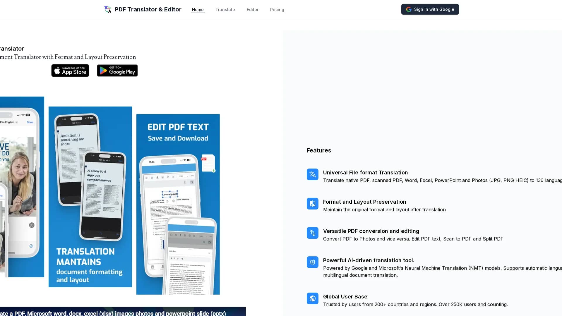 pdf-translator-editor homepage