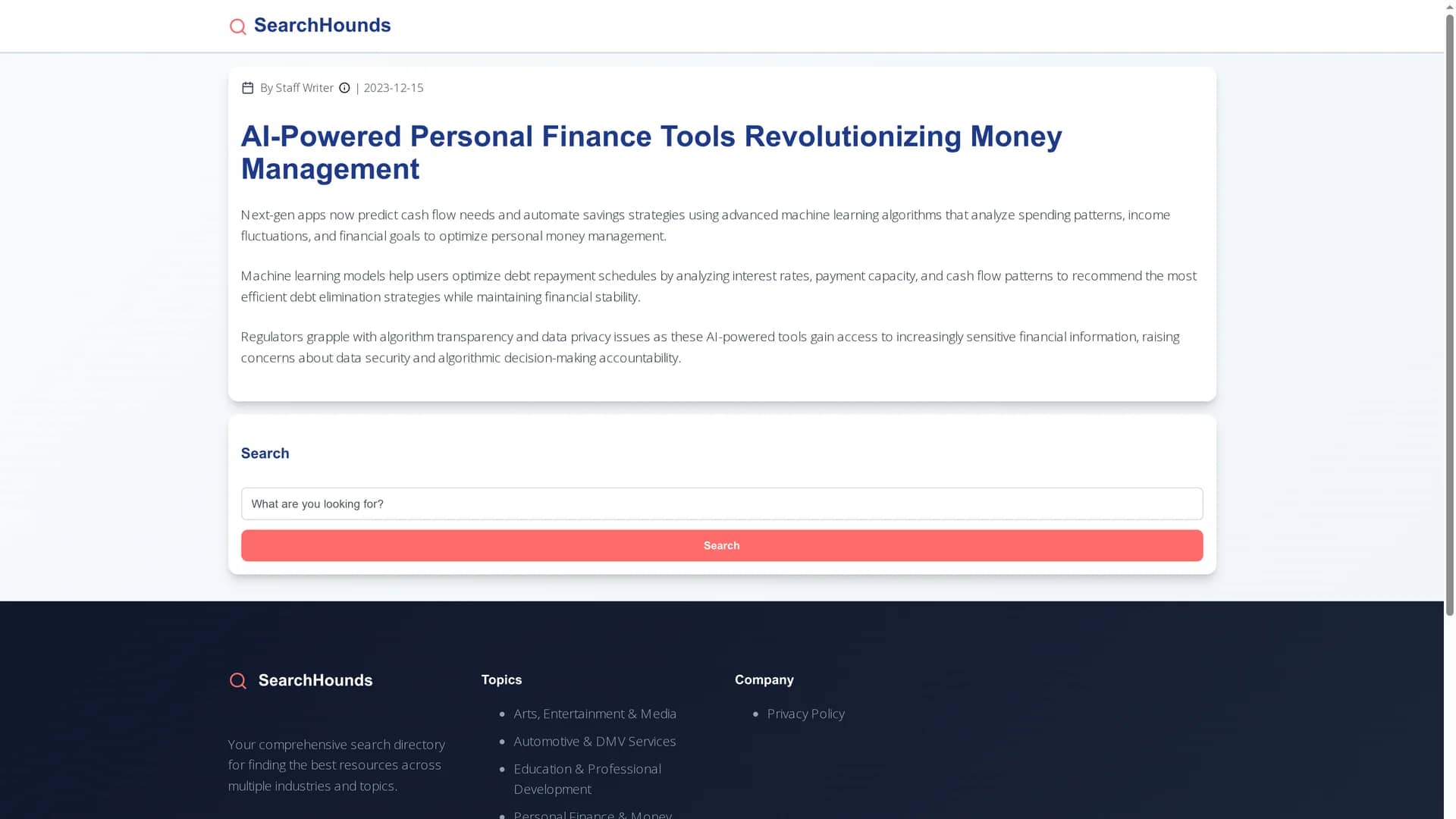 pennyflo homepage