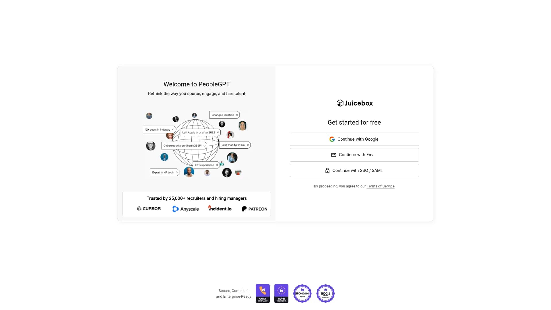 peoplegpt-by-juicebox homepage