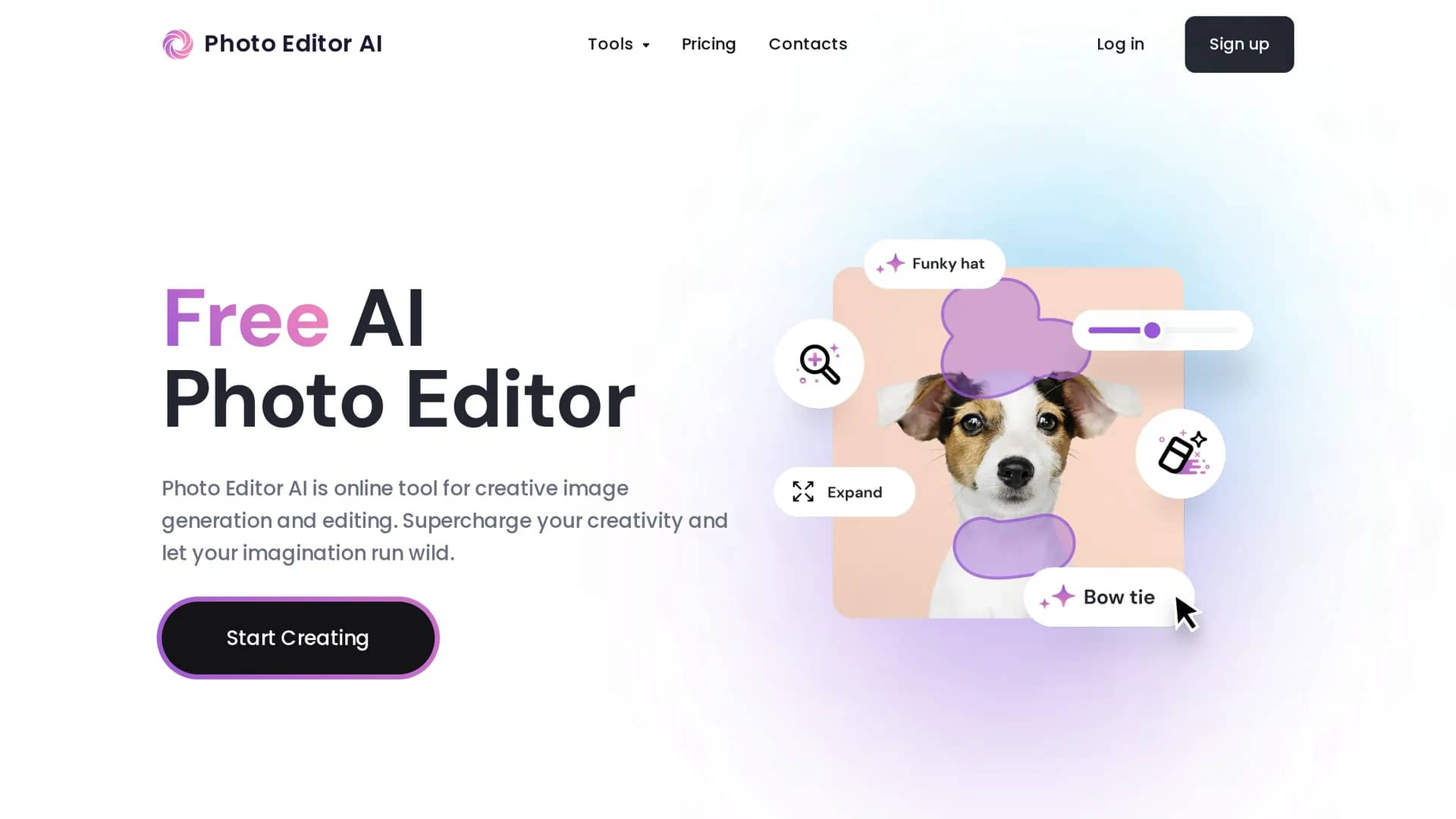 photoeditor-ai homepage