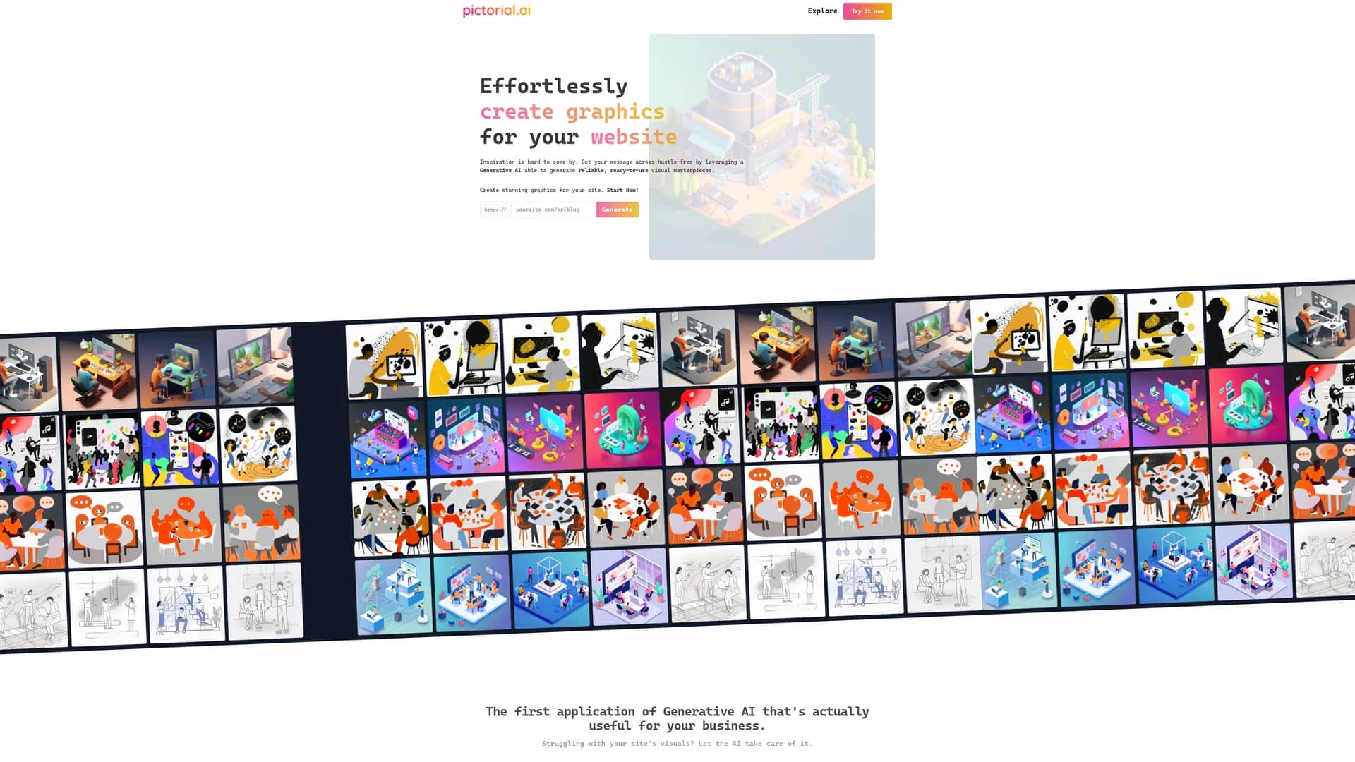 pictorial homepage
