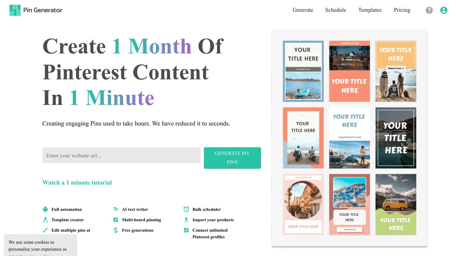 pin-generator homepage