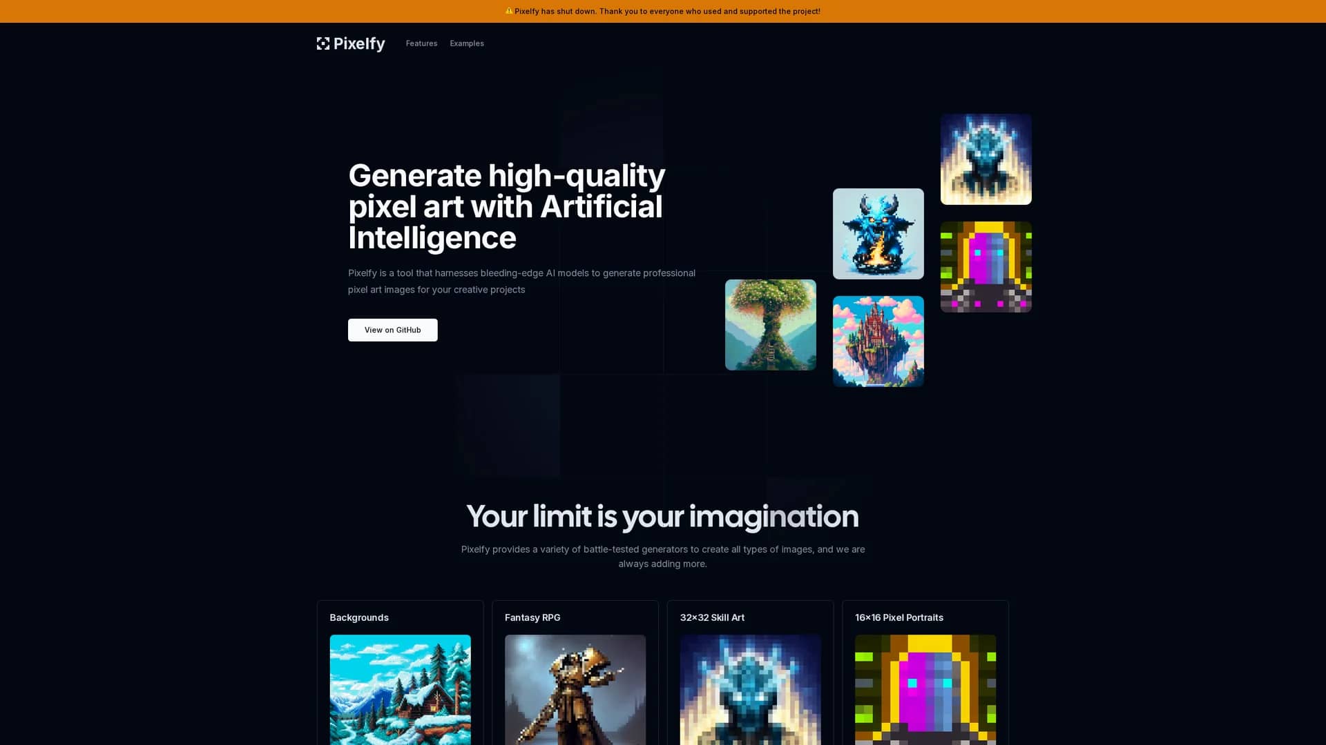 pixelfy-ai homepage