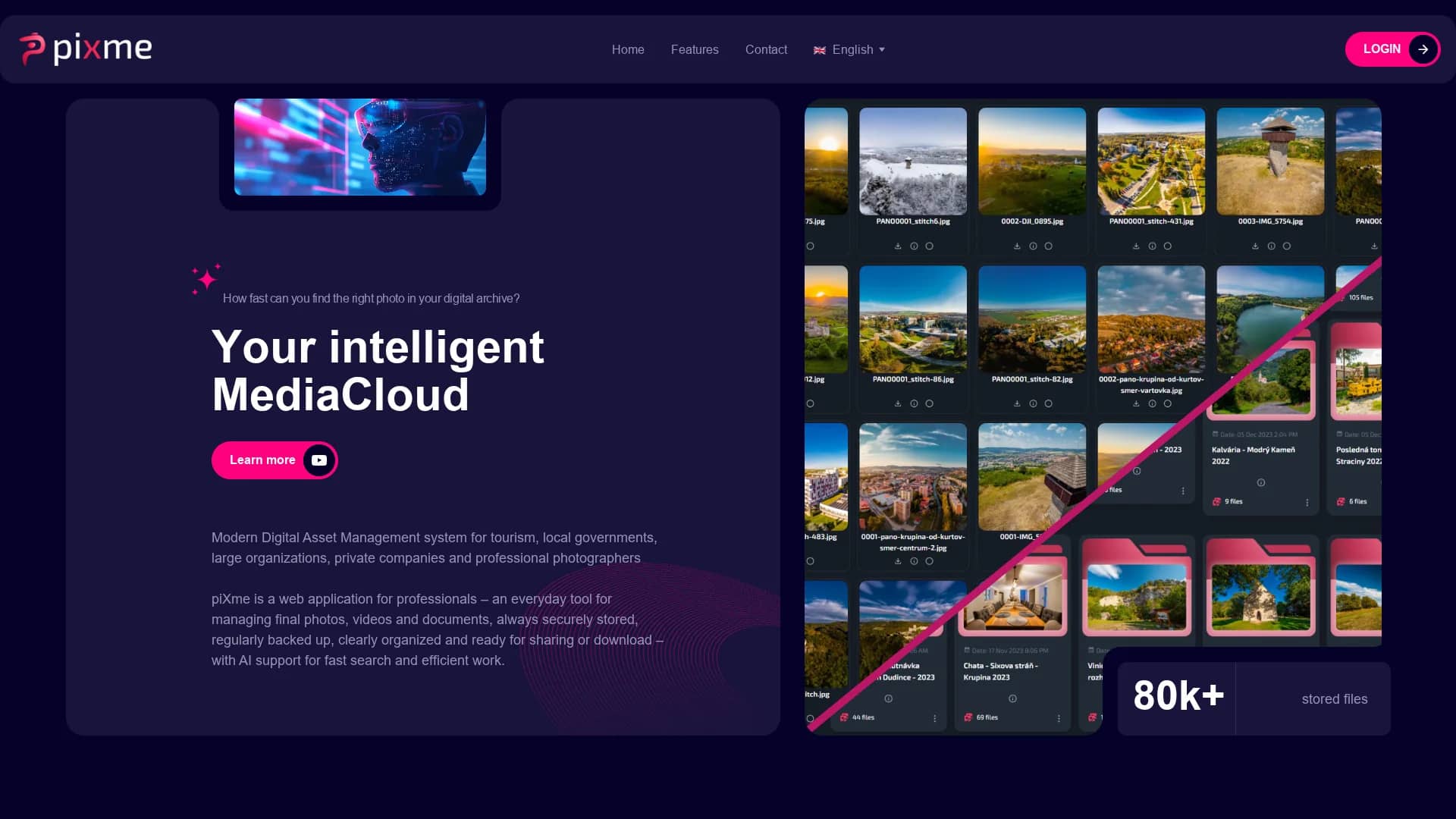pixme homepage