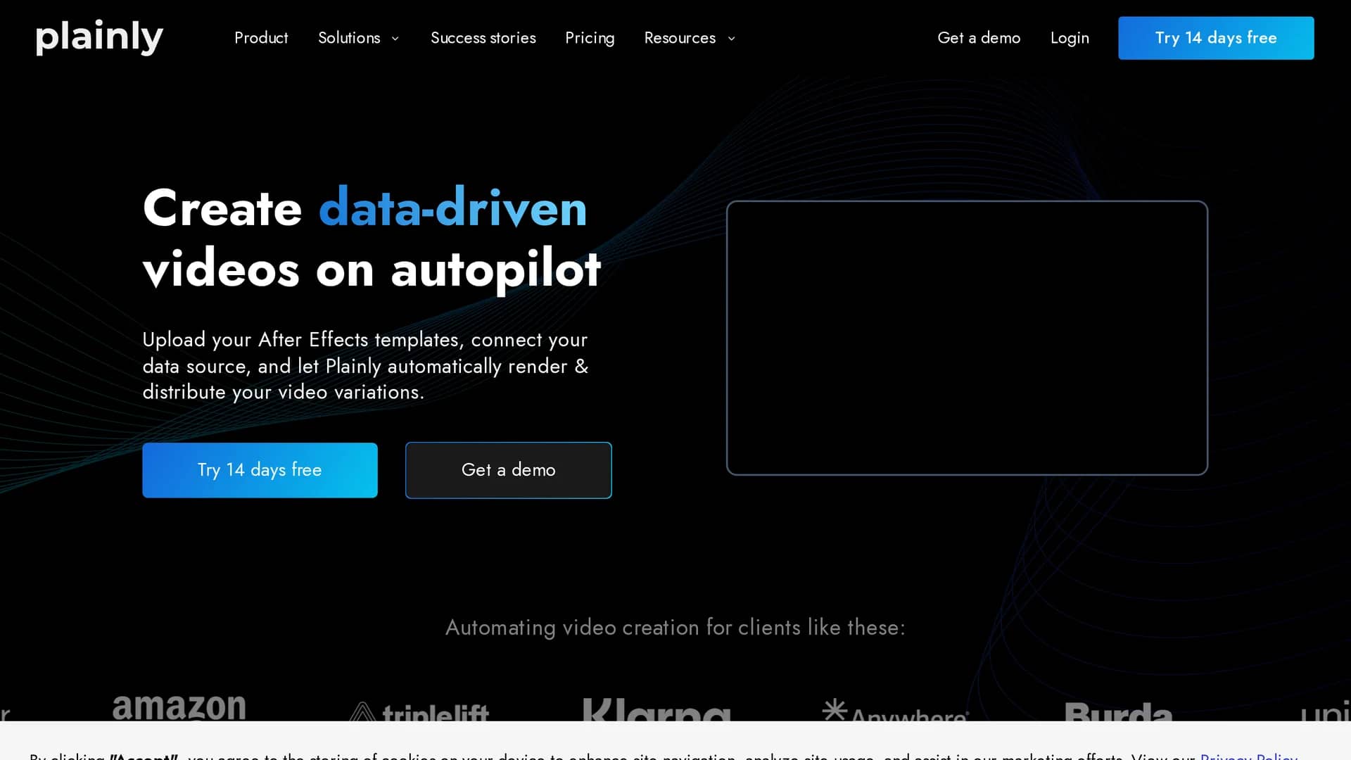 plainly-ai homepage