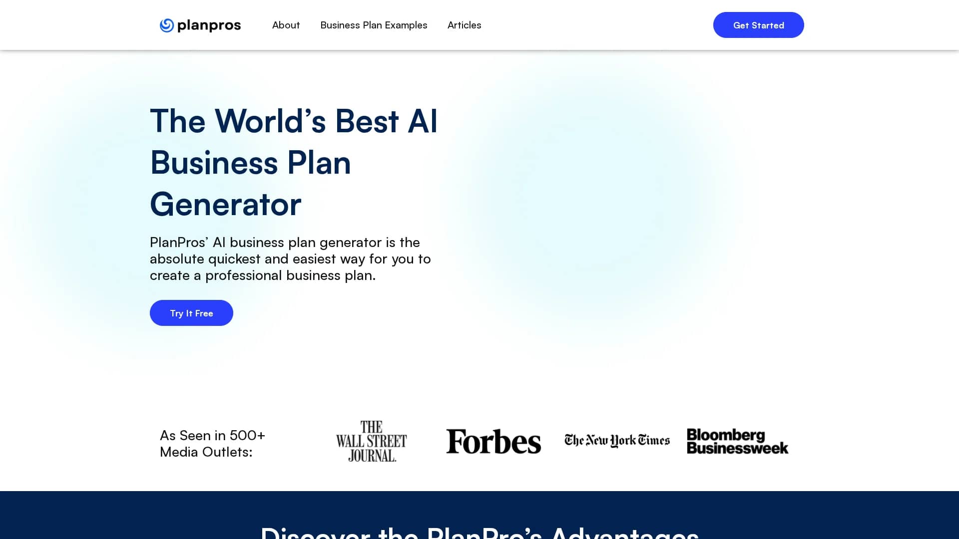 plan-pros-ai homepage