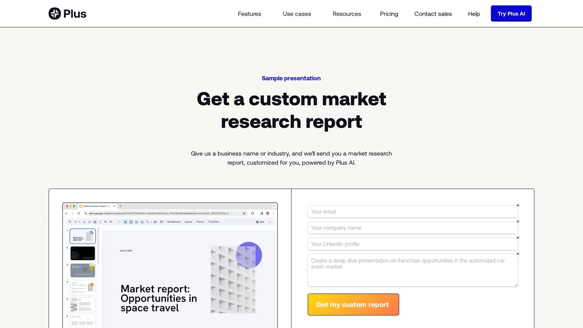 plusdocs homepage