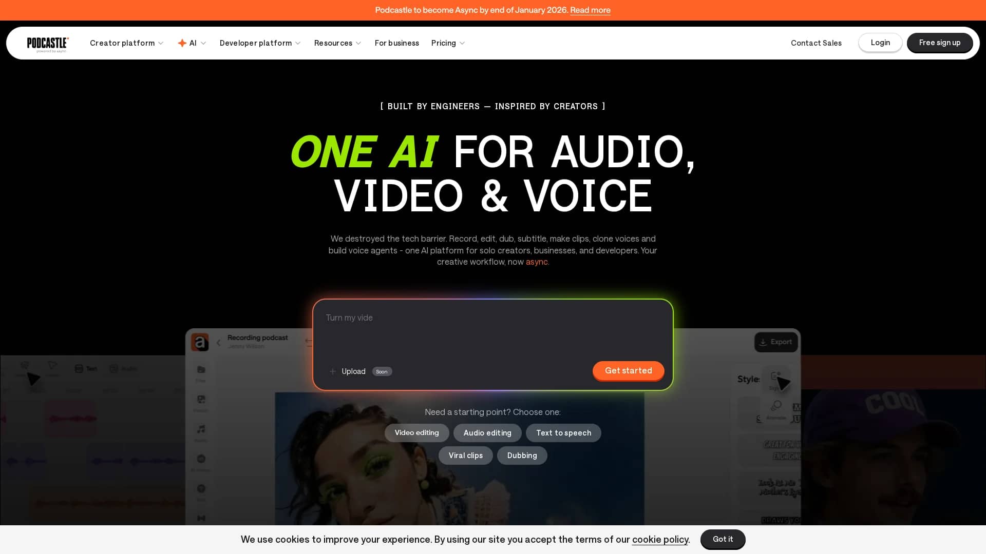 podcastle homepage