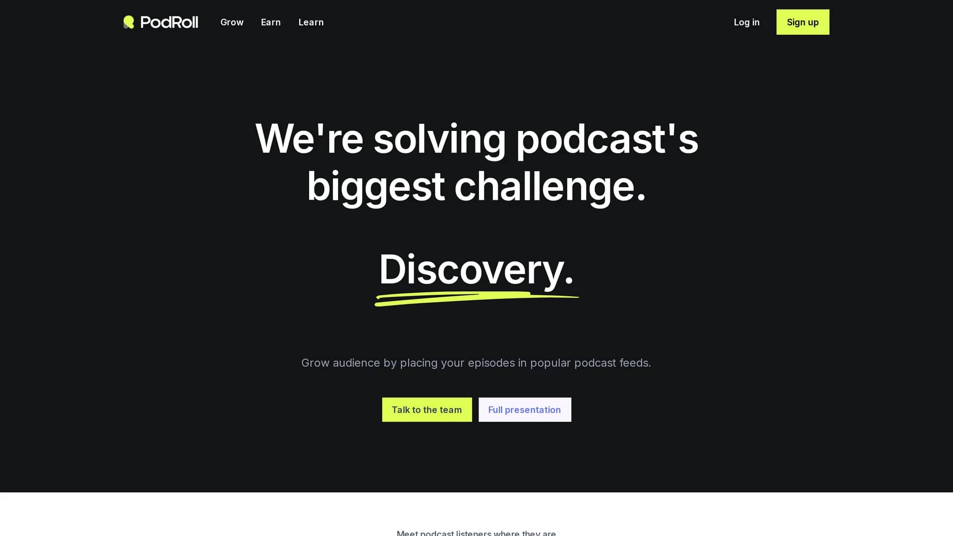podroll homepage