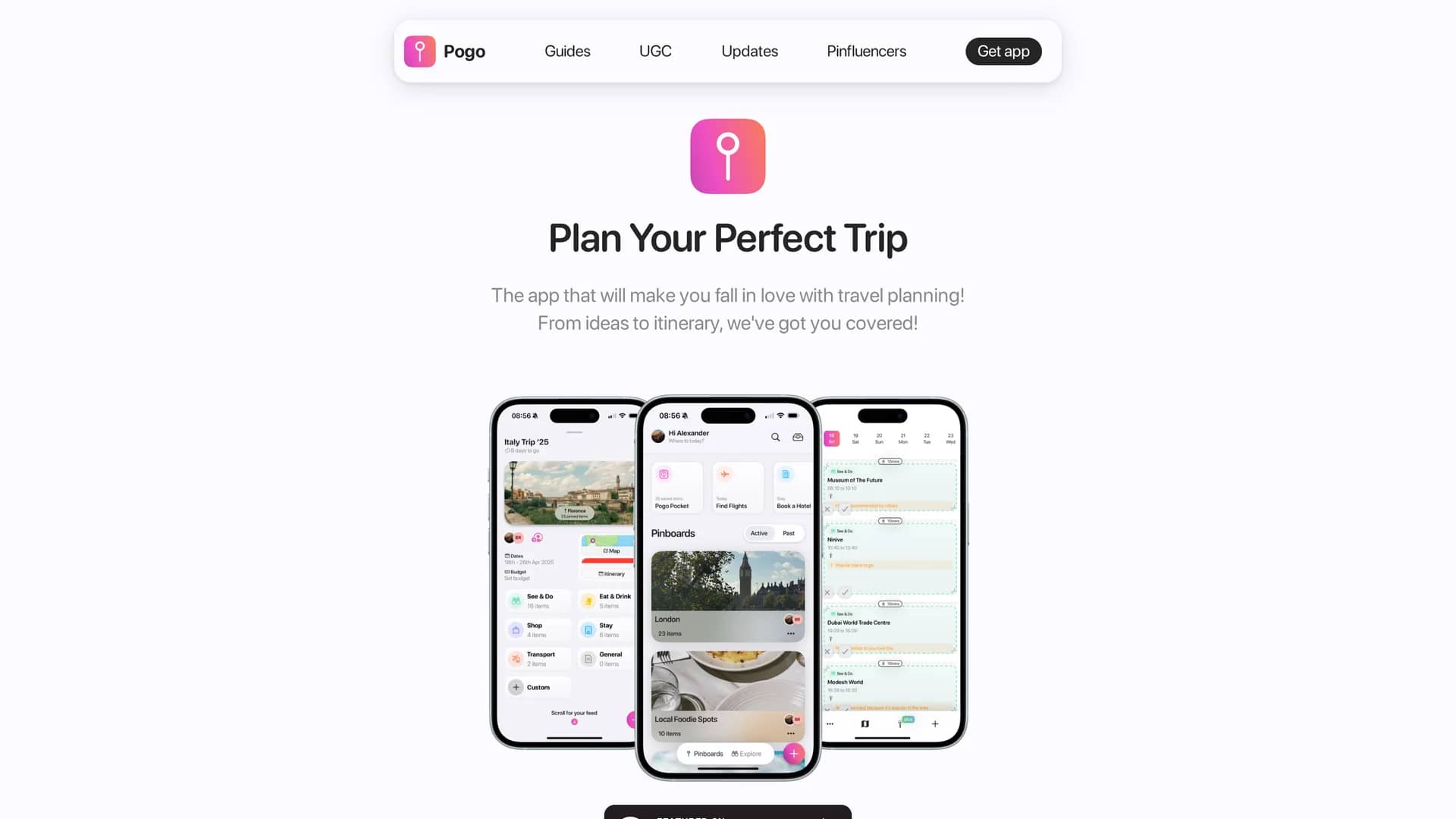 pogo-travel homepage