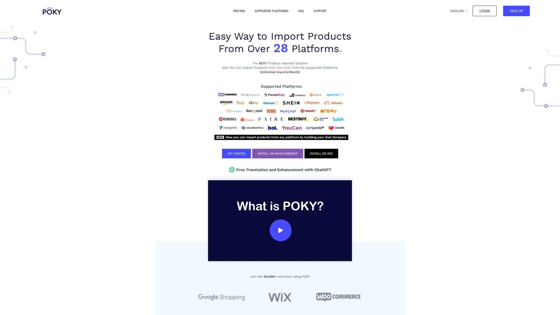 poky homepage