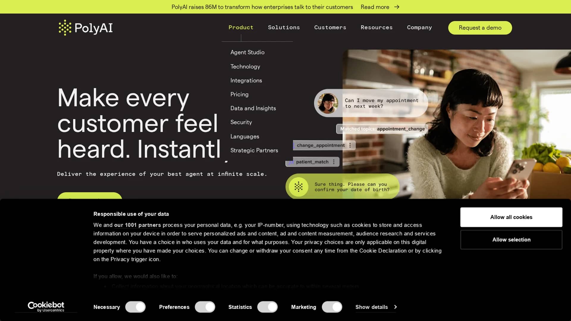 poly-ai homepage