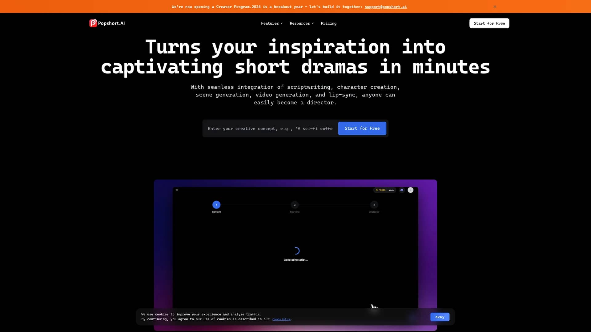 popshort-al homepage