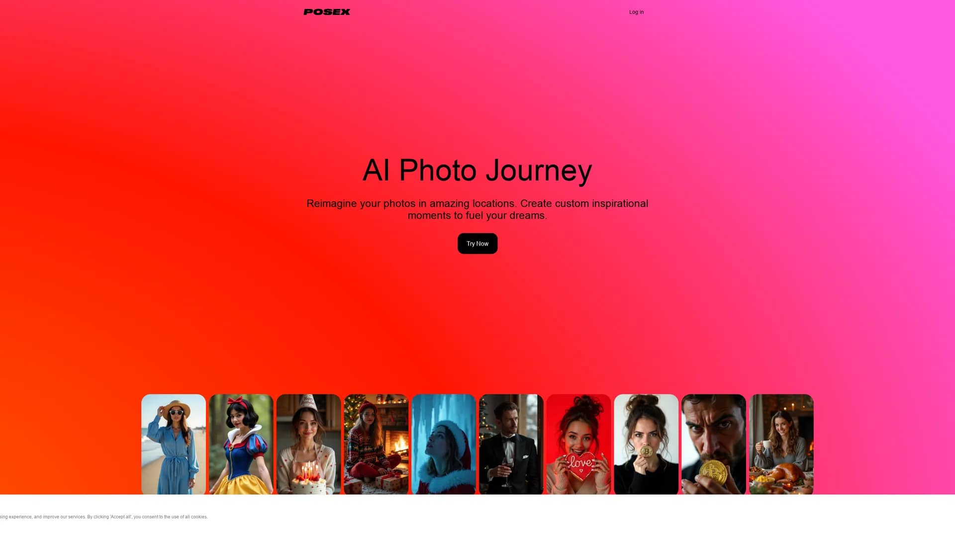 posex-ai homepage