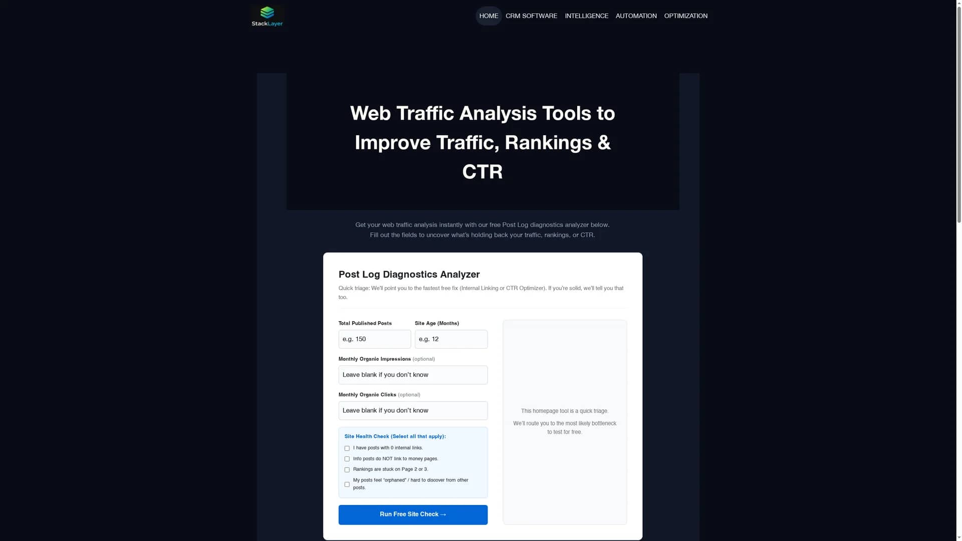 postlog homepage