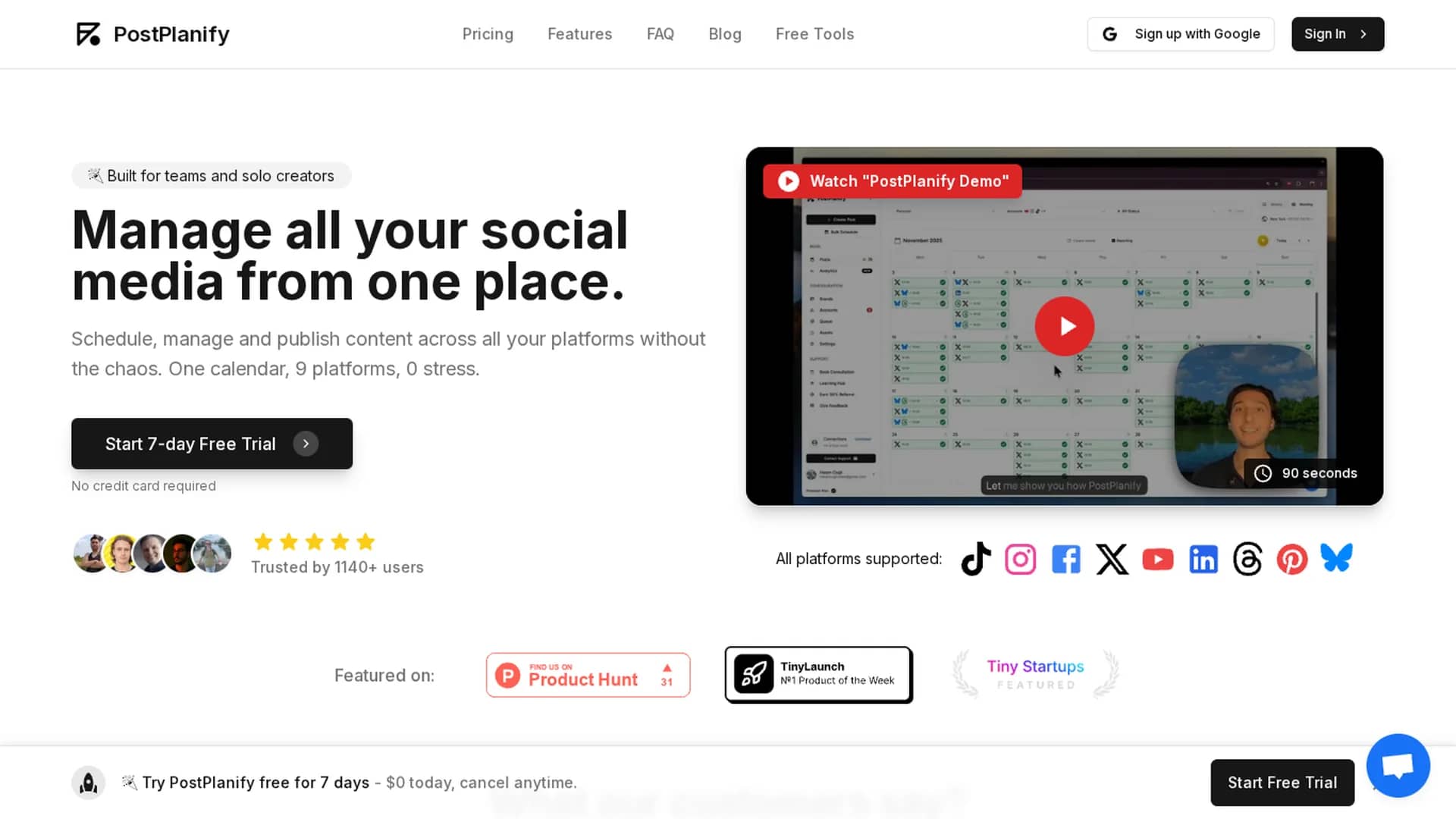 postplanify homepage