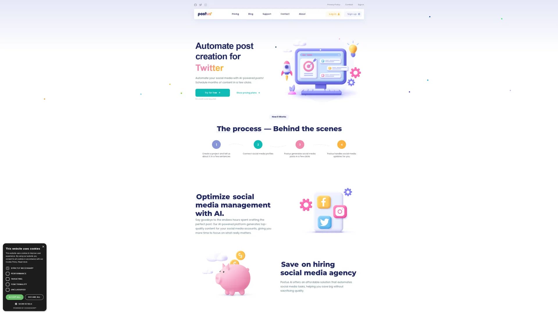 postus homepage