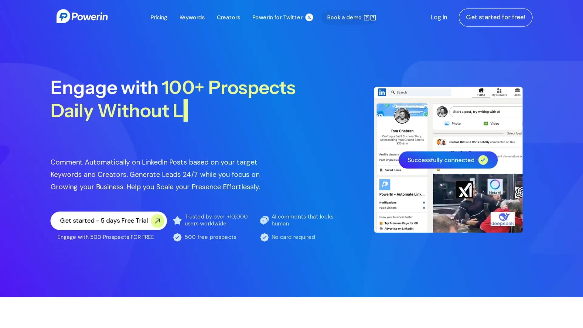 powerin homepage