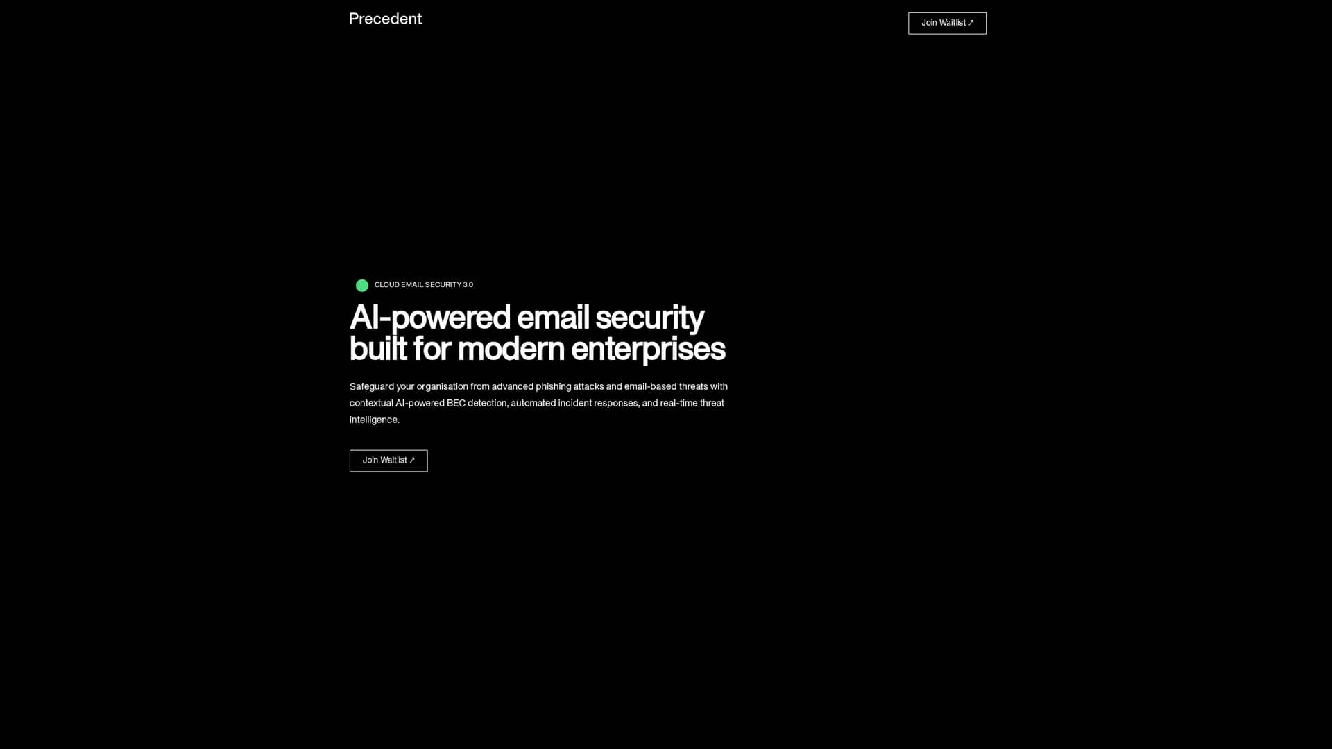 precedent-io homepage