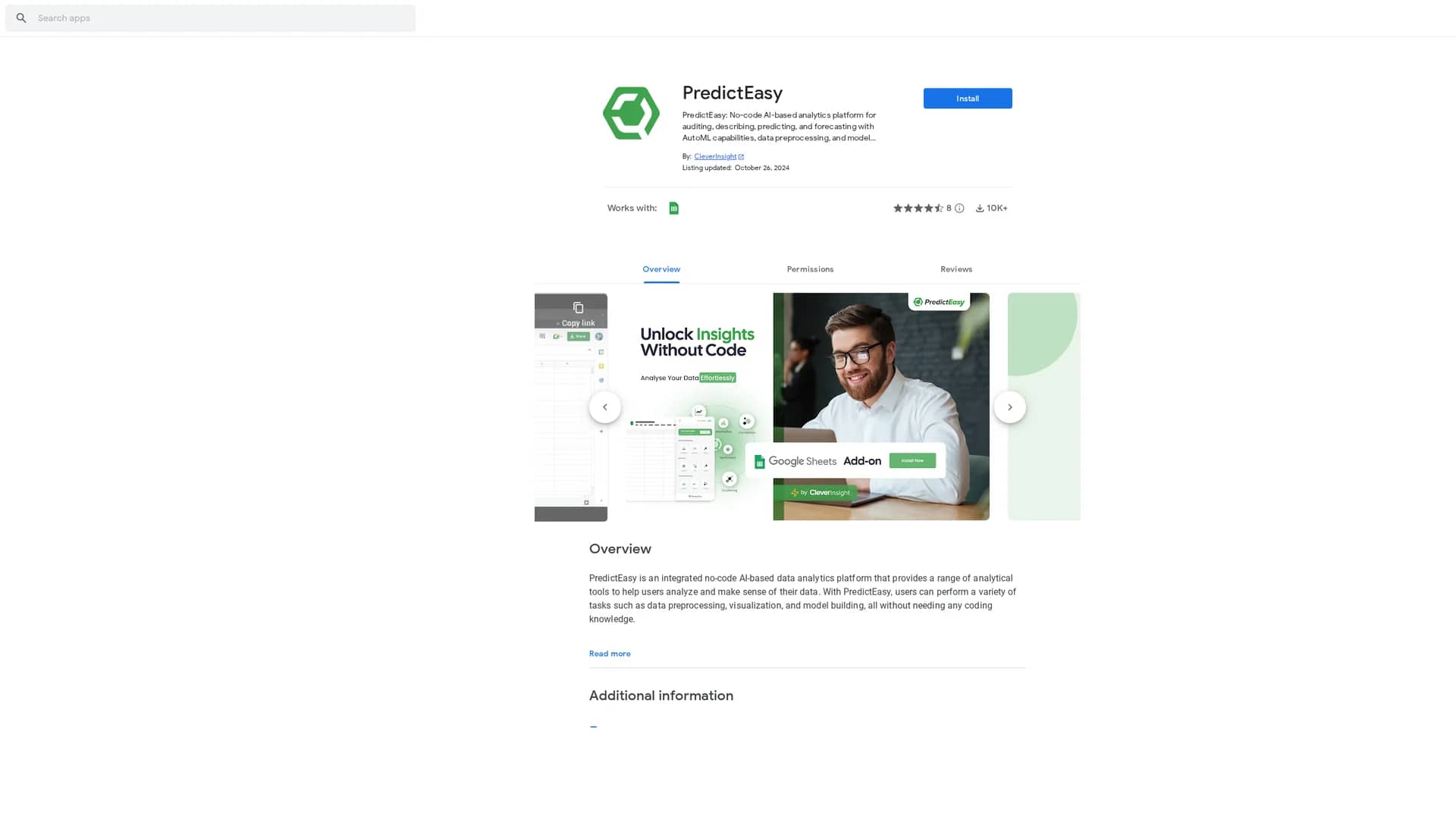 predicteasy-add-on homepage