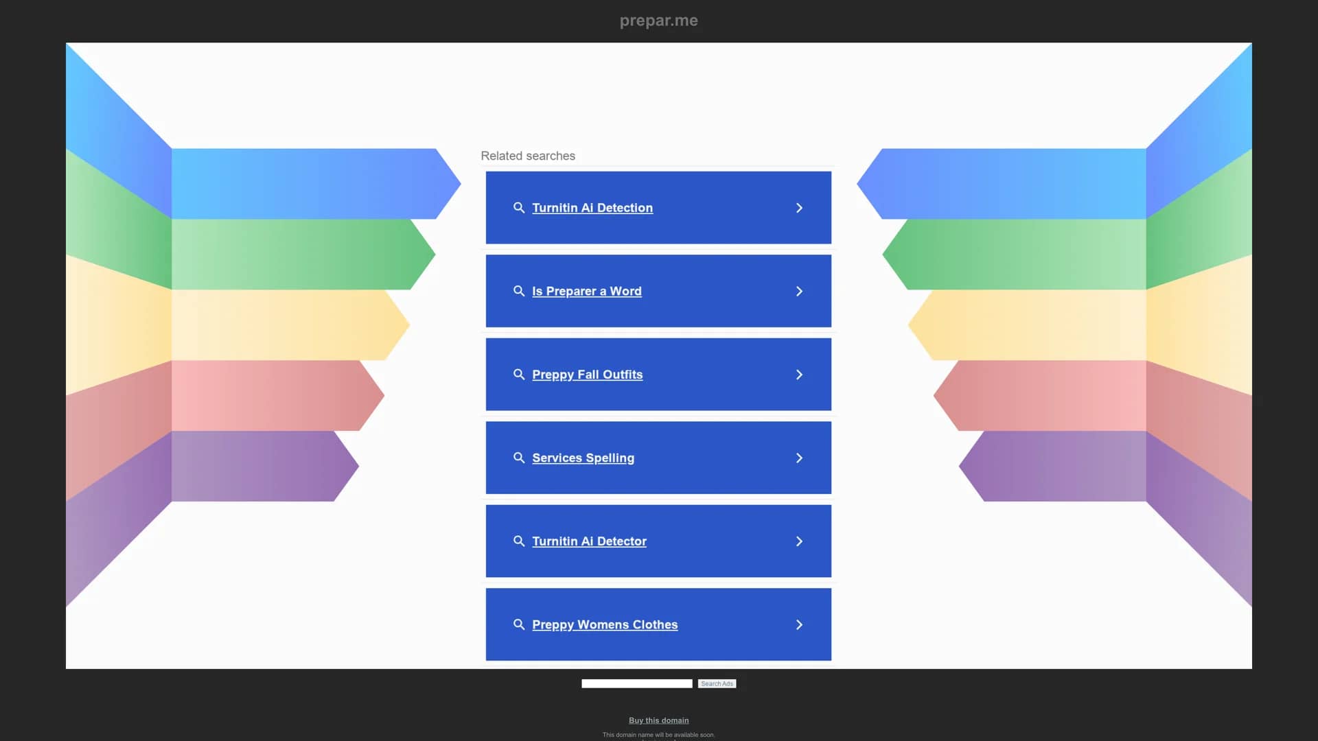 prepar homepage