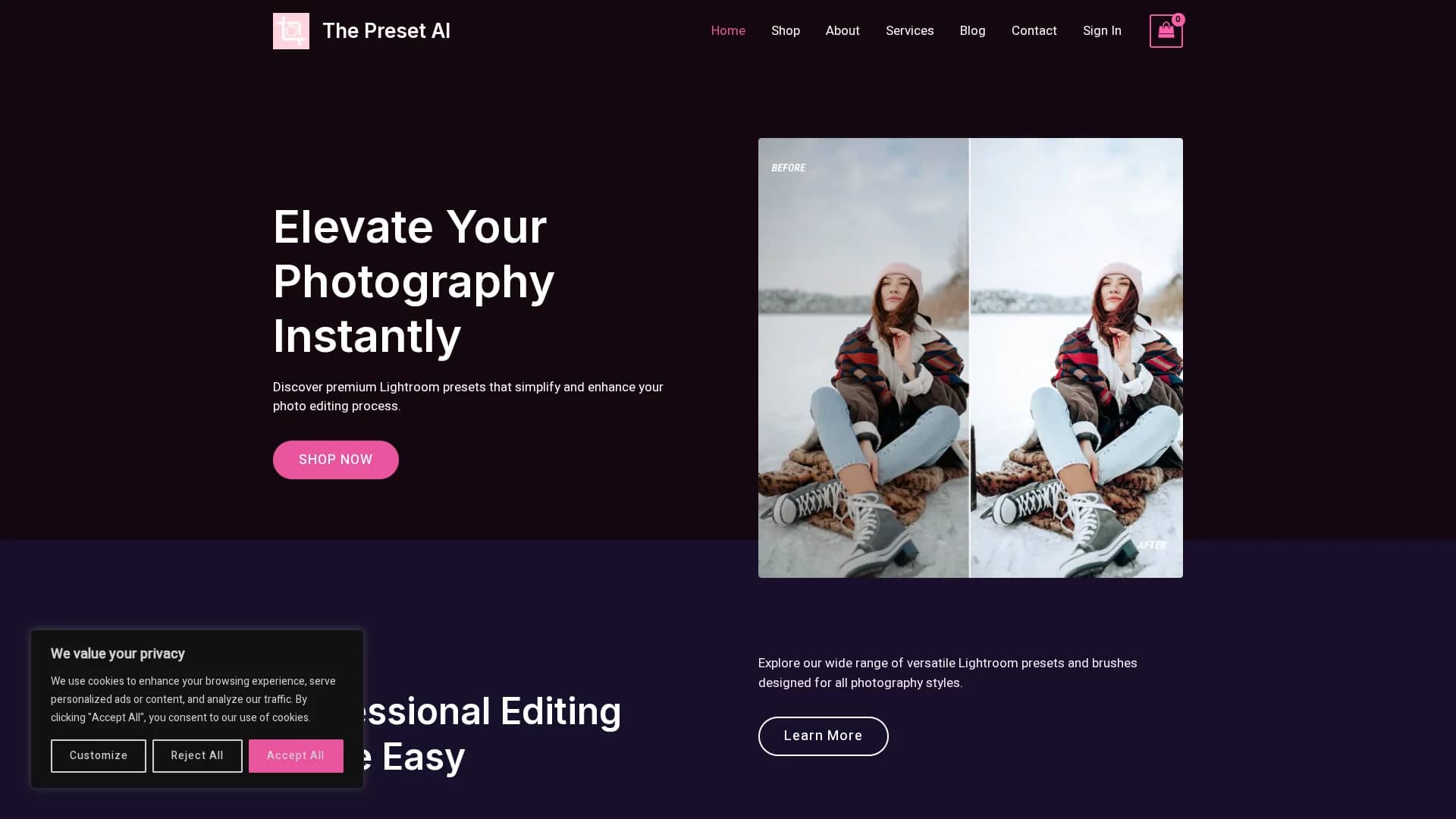 presetai homepage