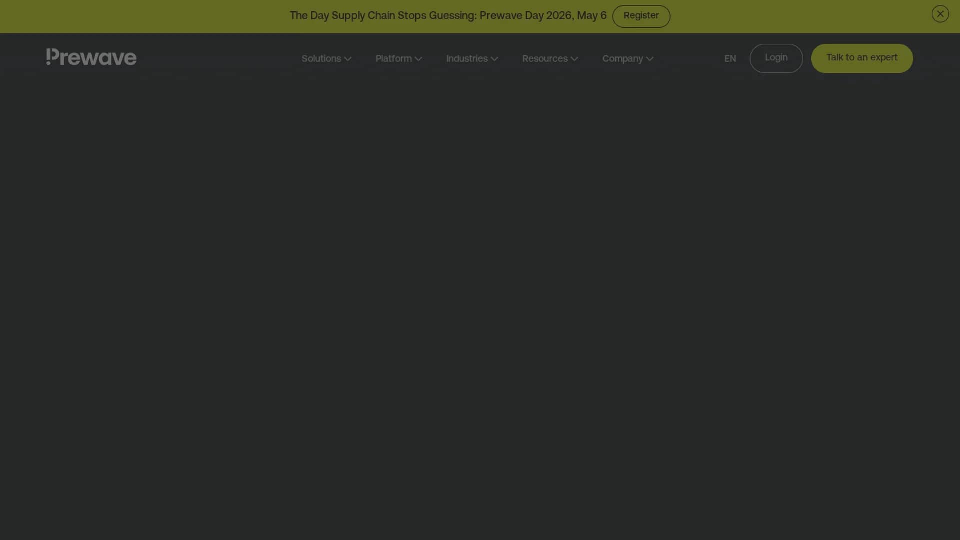 prewave-ai homepage