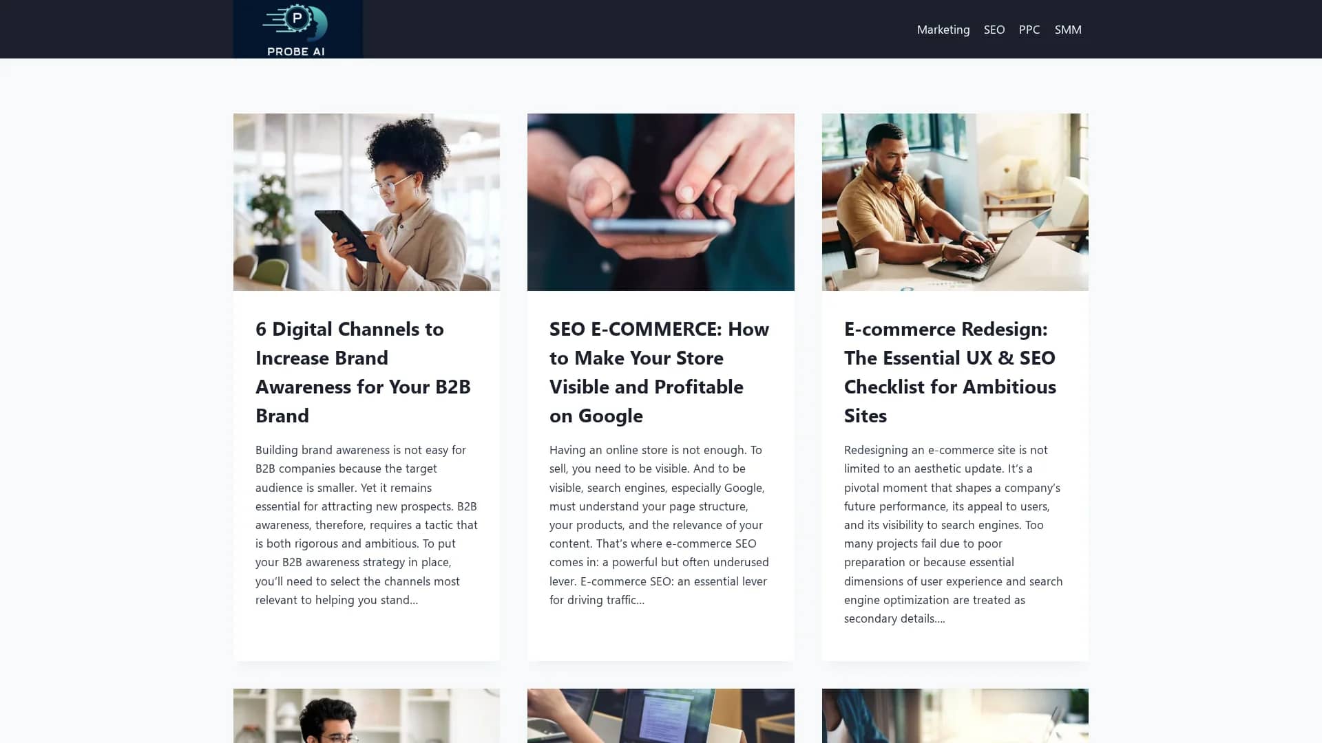 probeai homepage